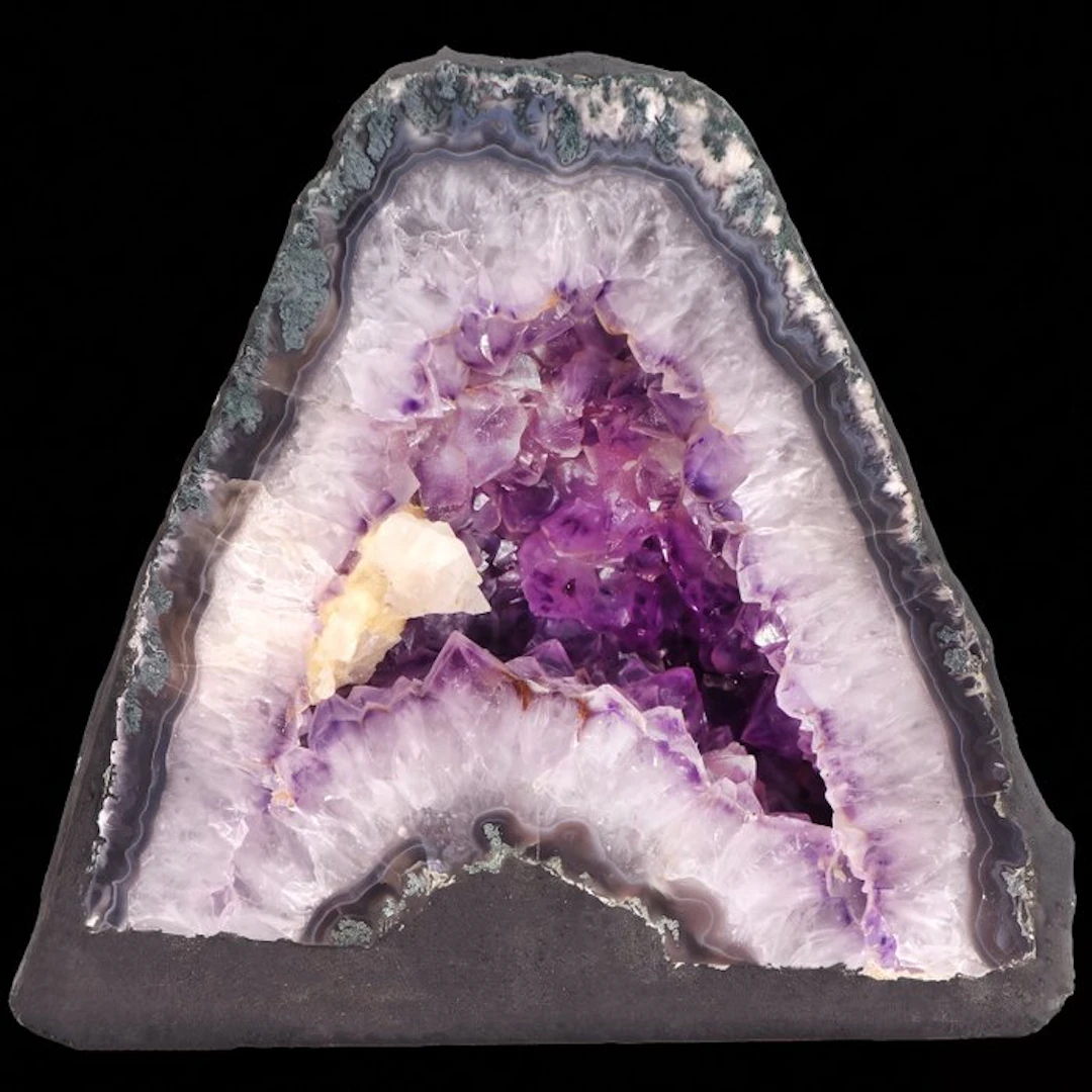 Amethyst & Agate - 26x26x16 cm - Geode- 10.7 kg