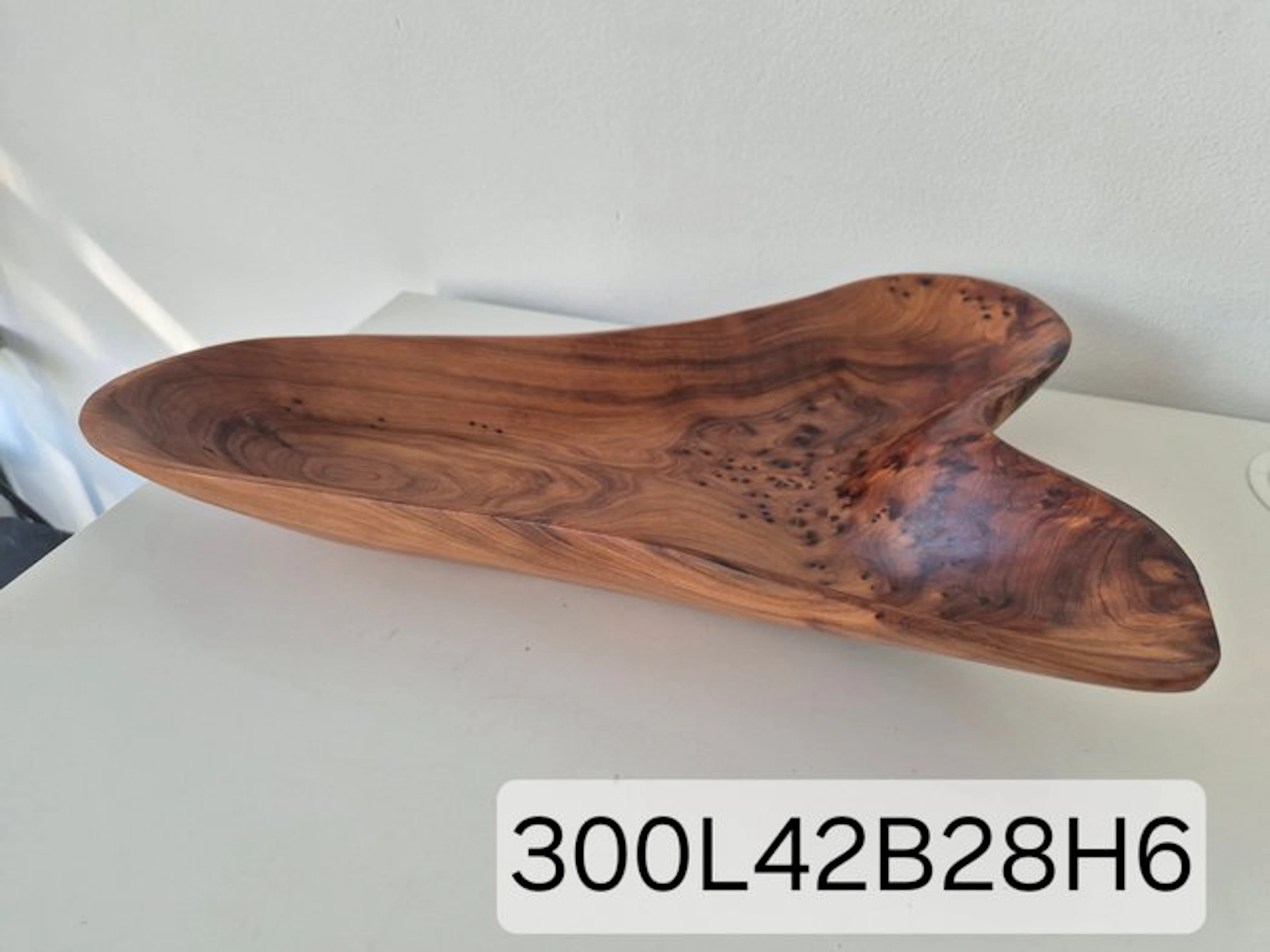 Handgemaakt,Ambachtswerk - Handgemaakt - Marokkaans - Serving dish - Wood