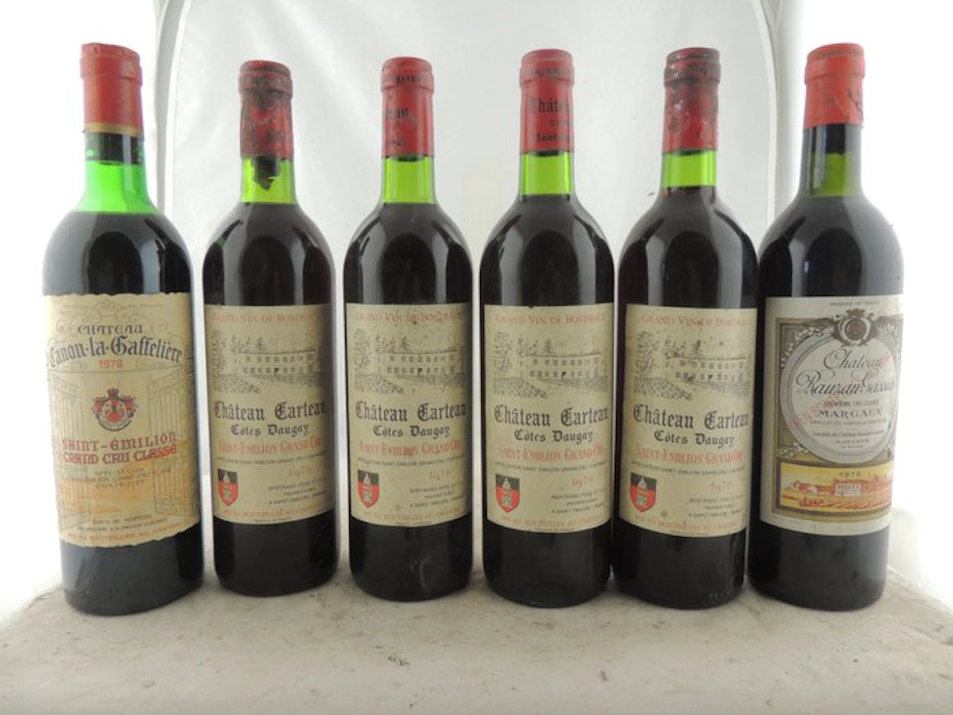 1978 x 4 Château Carteau Daugay Château Rauzan Gassies...