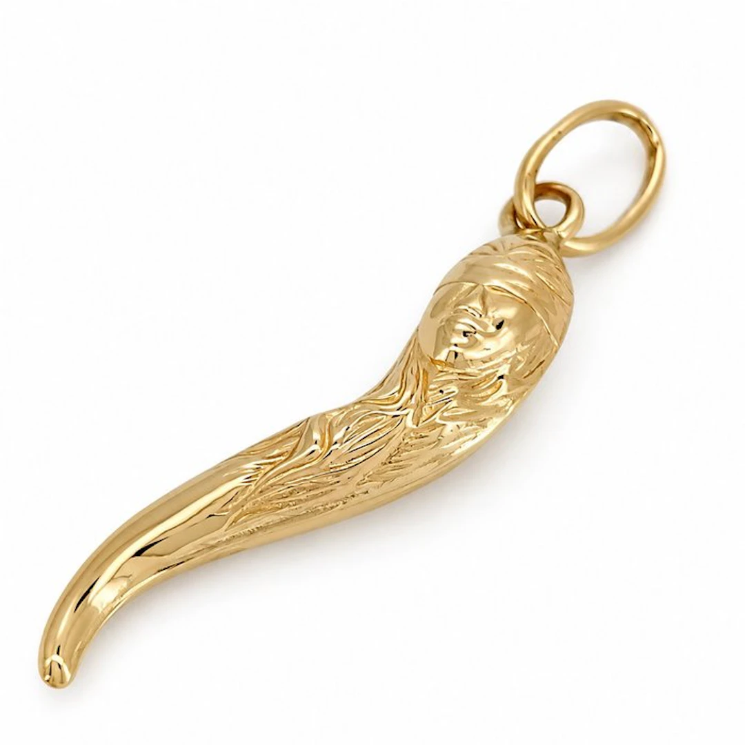 No reserve price - Pendant - 18 kt. Yellow gold - Made in Italy - Handmade