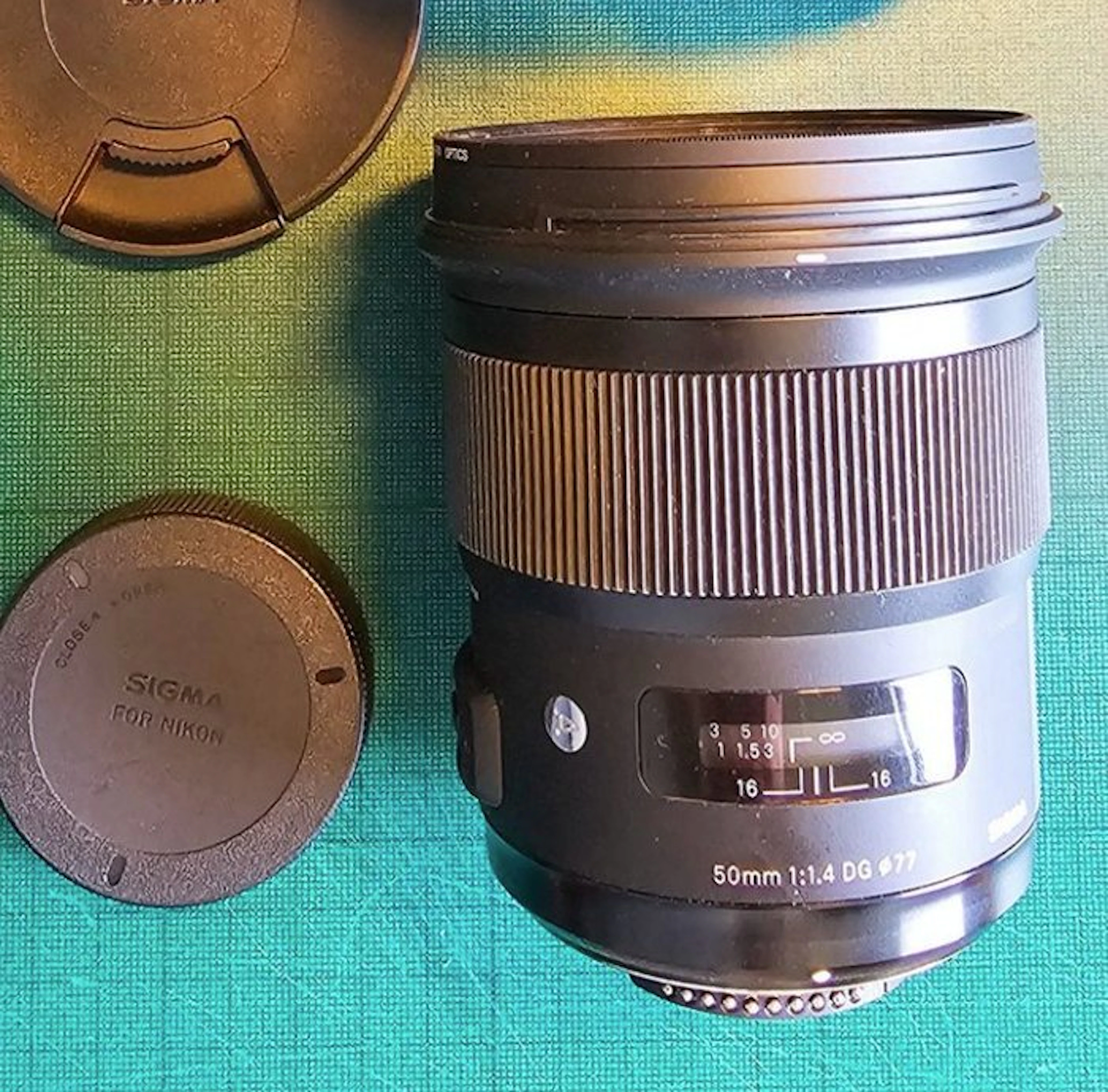 Sigma ART 50mm 1:1.4 DG (nik-F) Camera lens