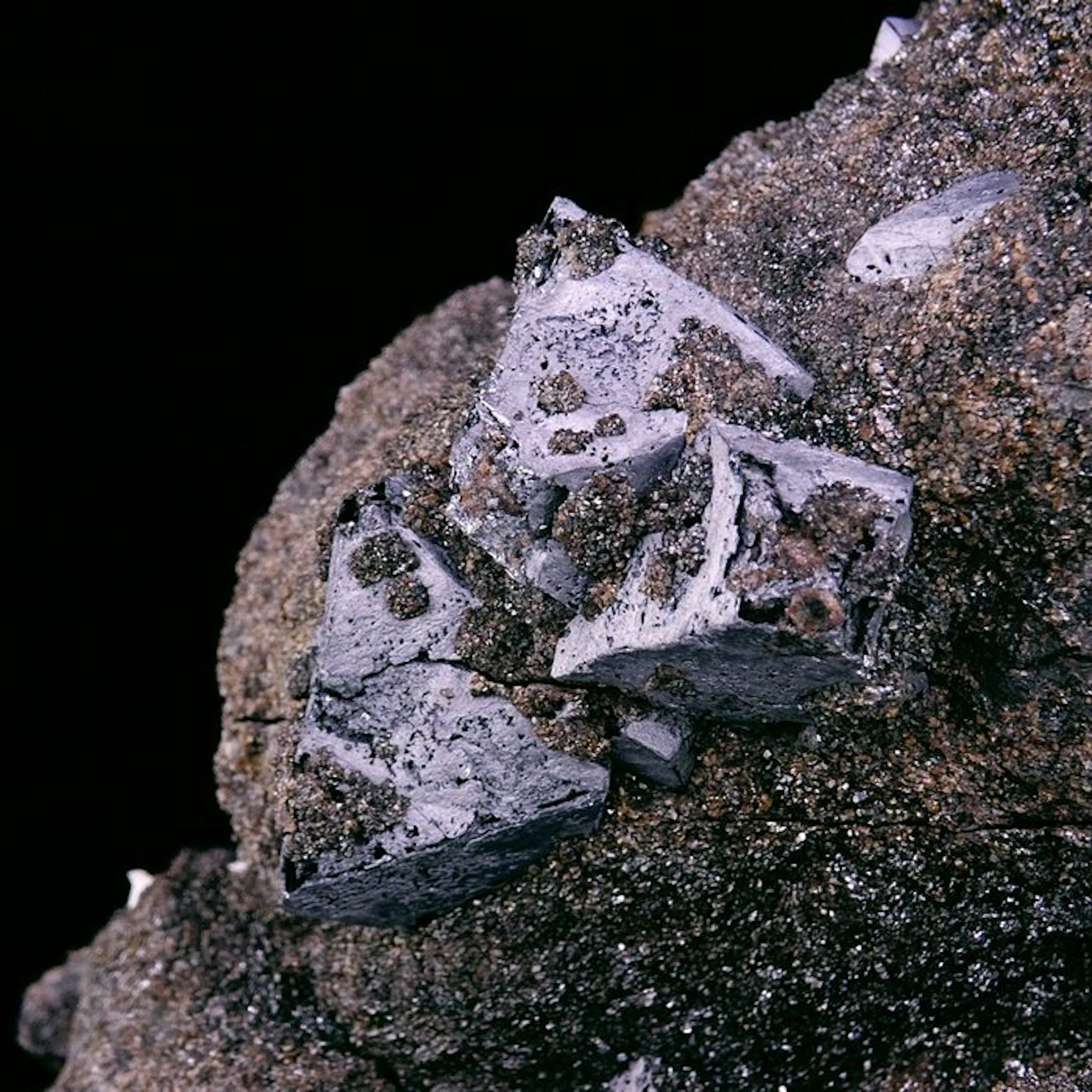 Galena on Sphalerite - Planioles