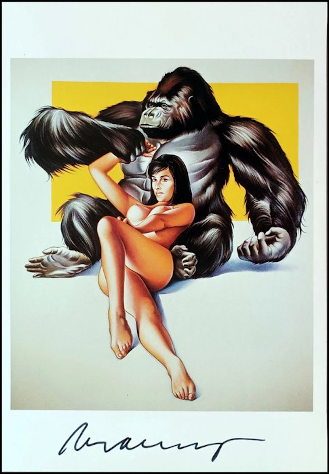 [Signed] Mel Ramos - Gorilla - 1994