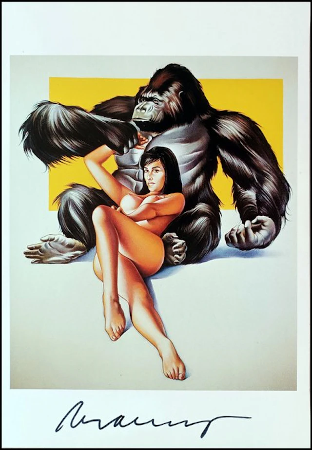 [Signed] Mel Ramos - Gorilla - 1994