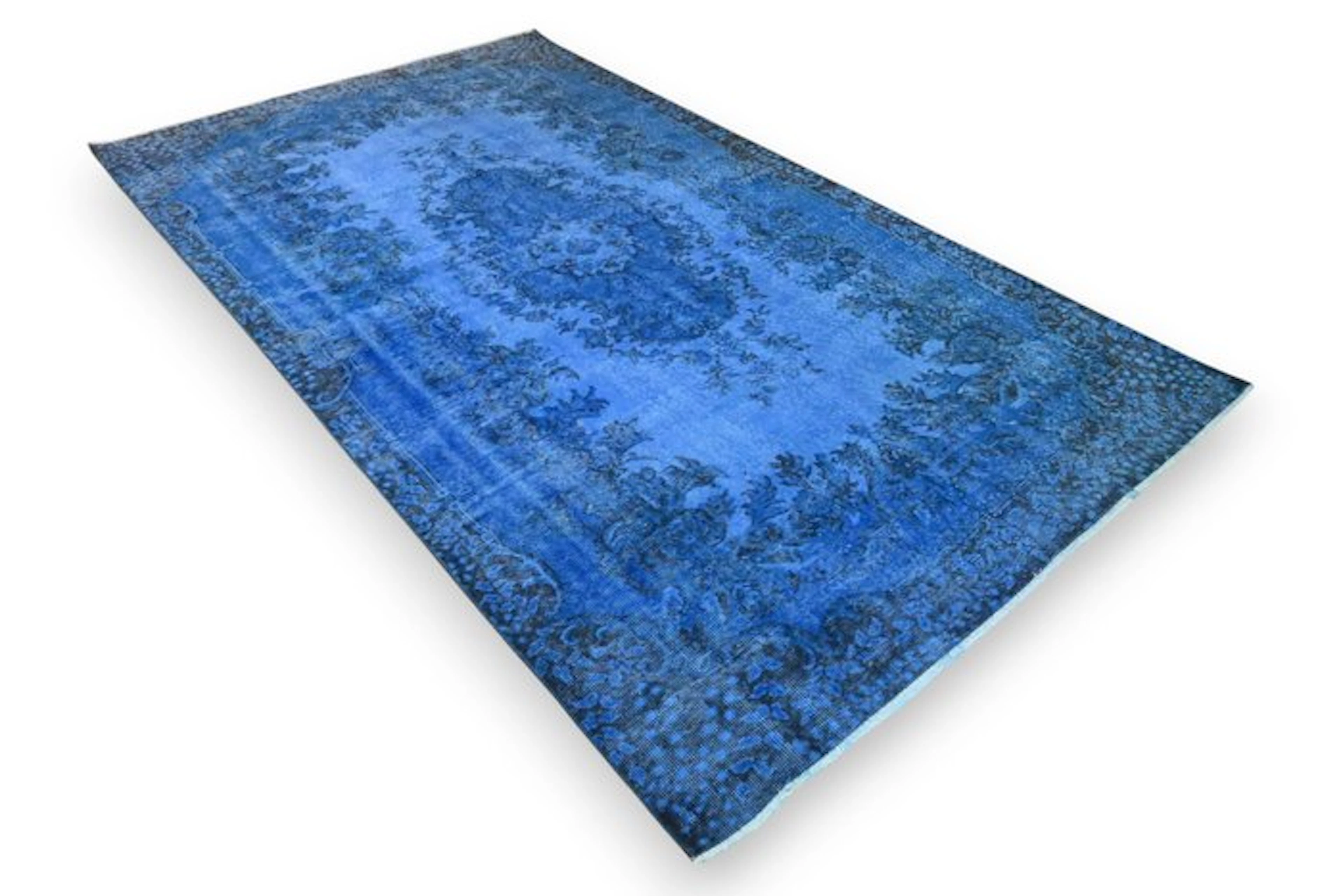 Blue vintage - Rug - 295 cm - 170 cm - √ handmade √ certificate