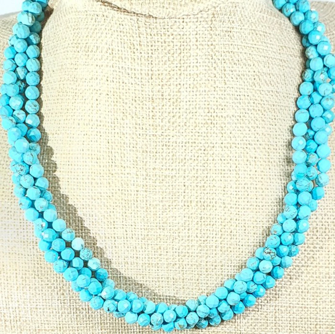Natural Turquoise - 4 Wraps - Reconciliation between God...