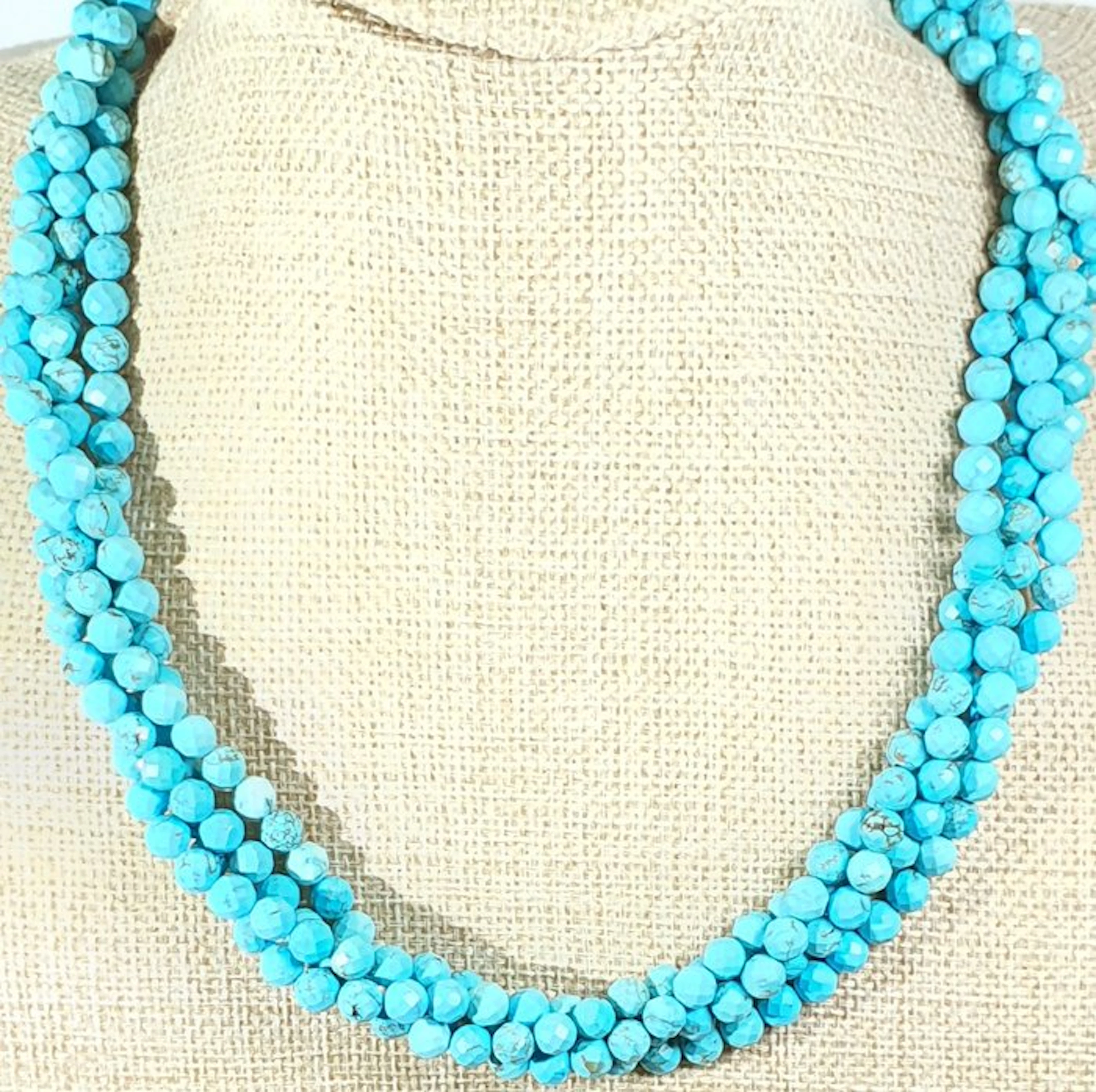 Natural Turquoise - 4 Wraps - Reconciliation between God...