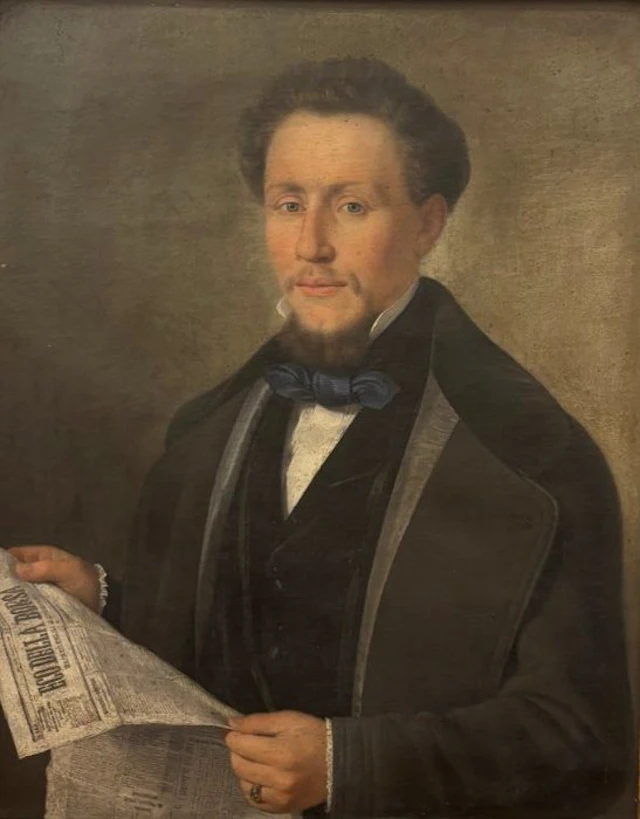 Italian school (XIX) - Ritratto di un gentiluomo