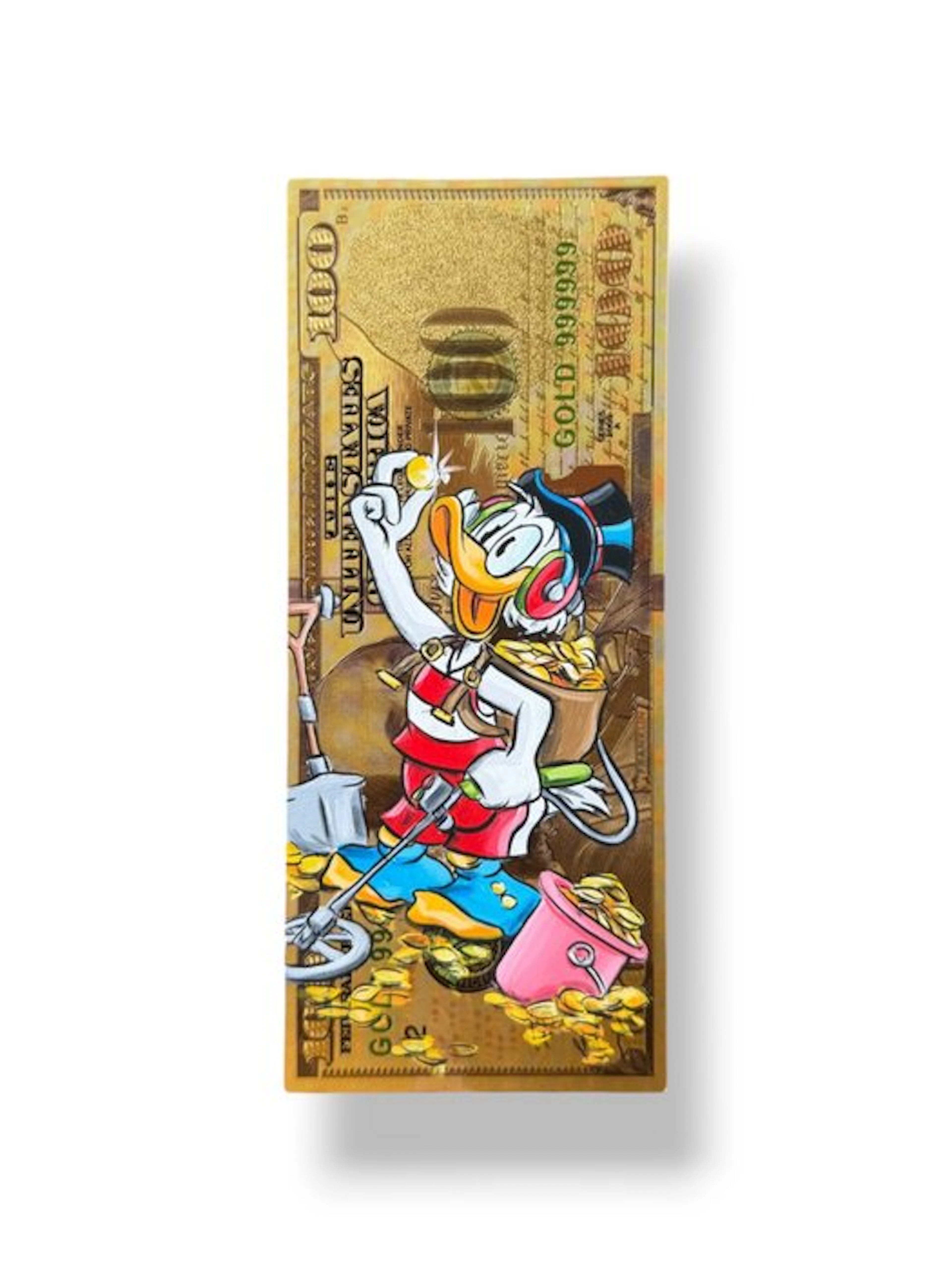 Alan Stefanov (1999) - "Gold Hunter" 100$ golden bill - NO Reserve