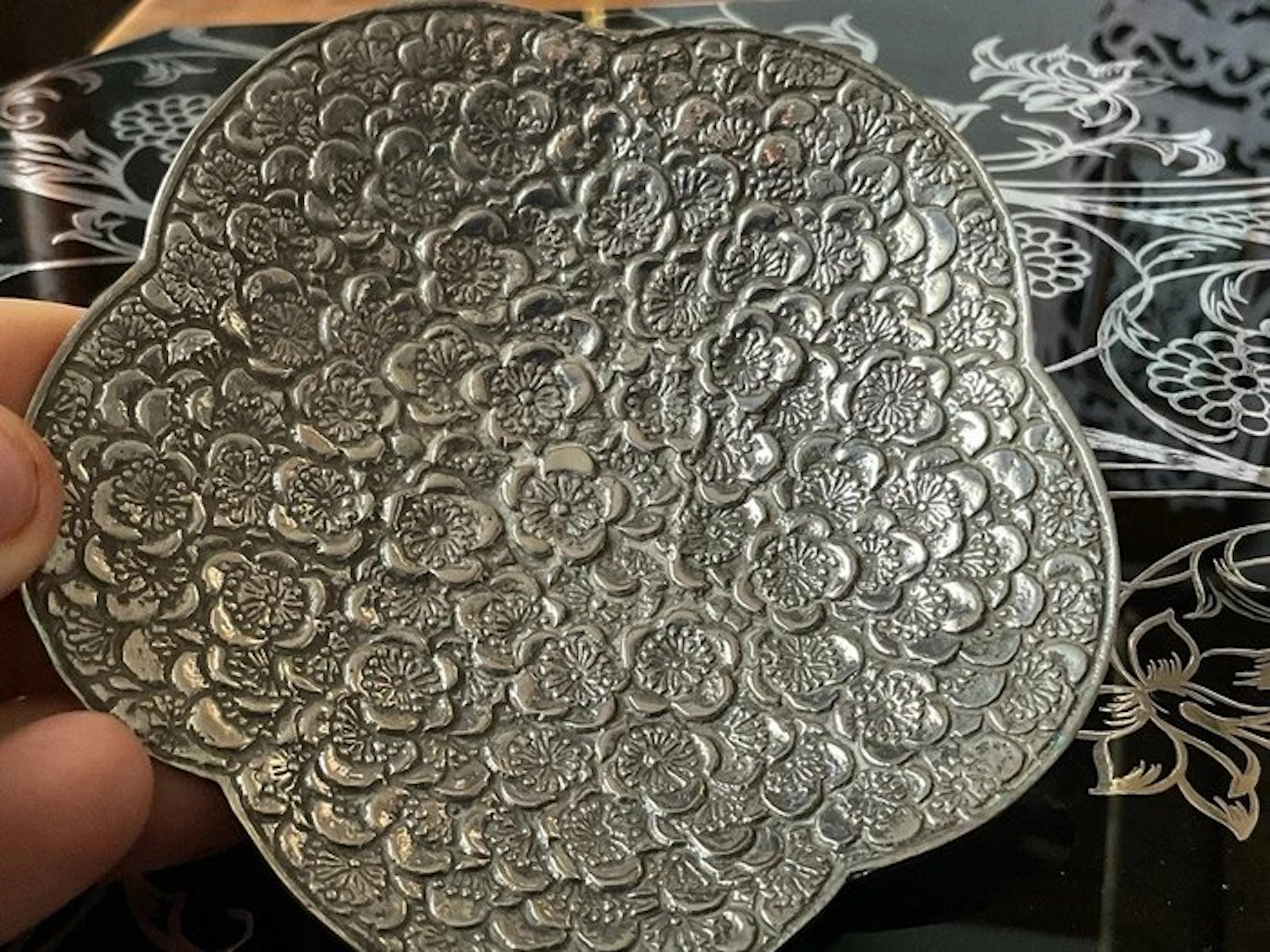 Bowl - Silver - silver centerpiece