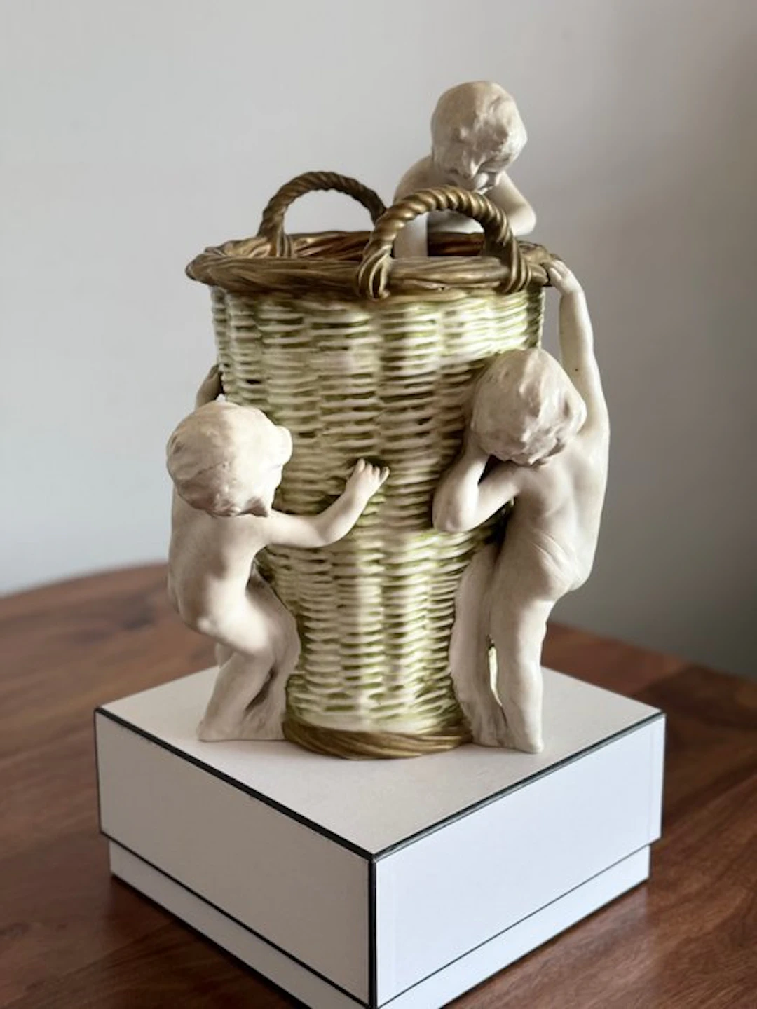 Amphora - Vase - 1397 - Biscuit porcelain - Antique Amphora vase
