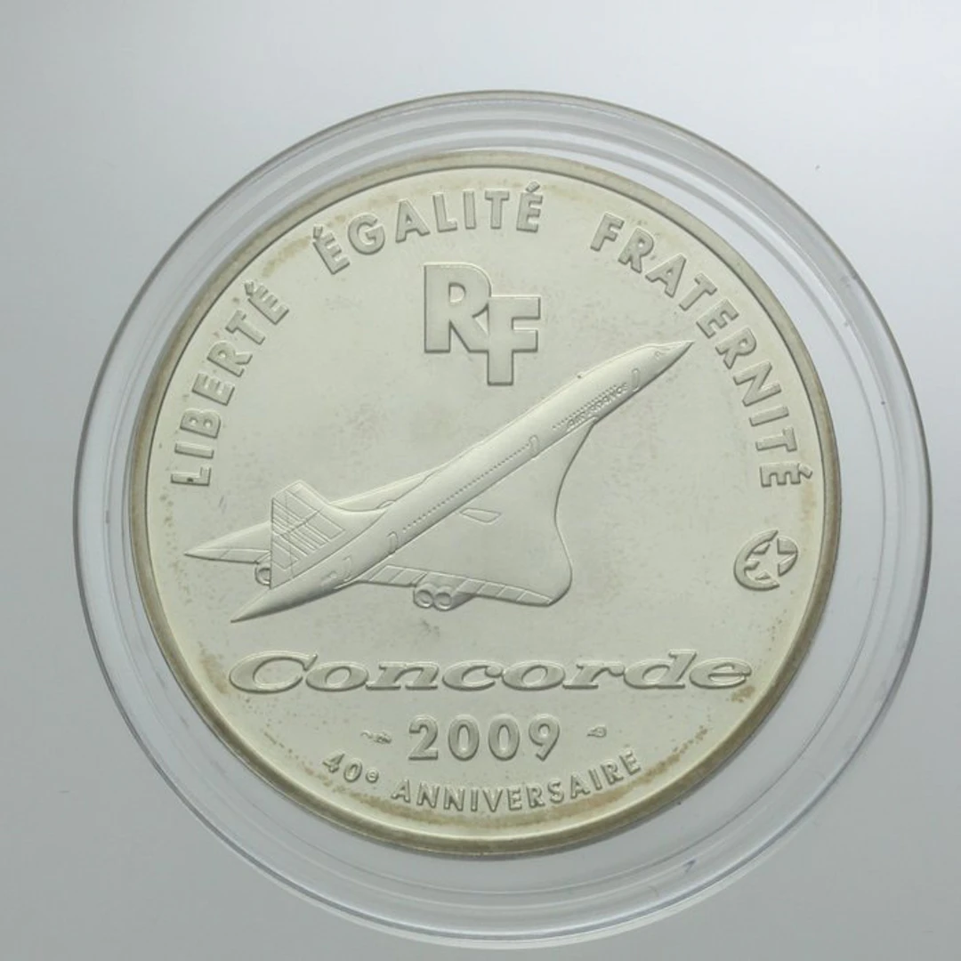 France. 10 Euro 2009 "Concorde" Proof (No reserve price)
