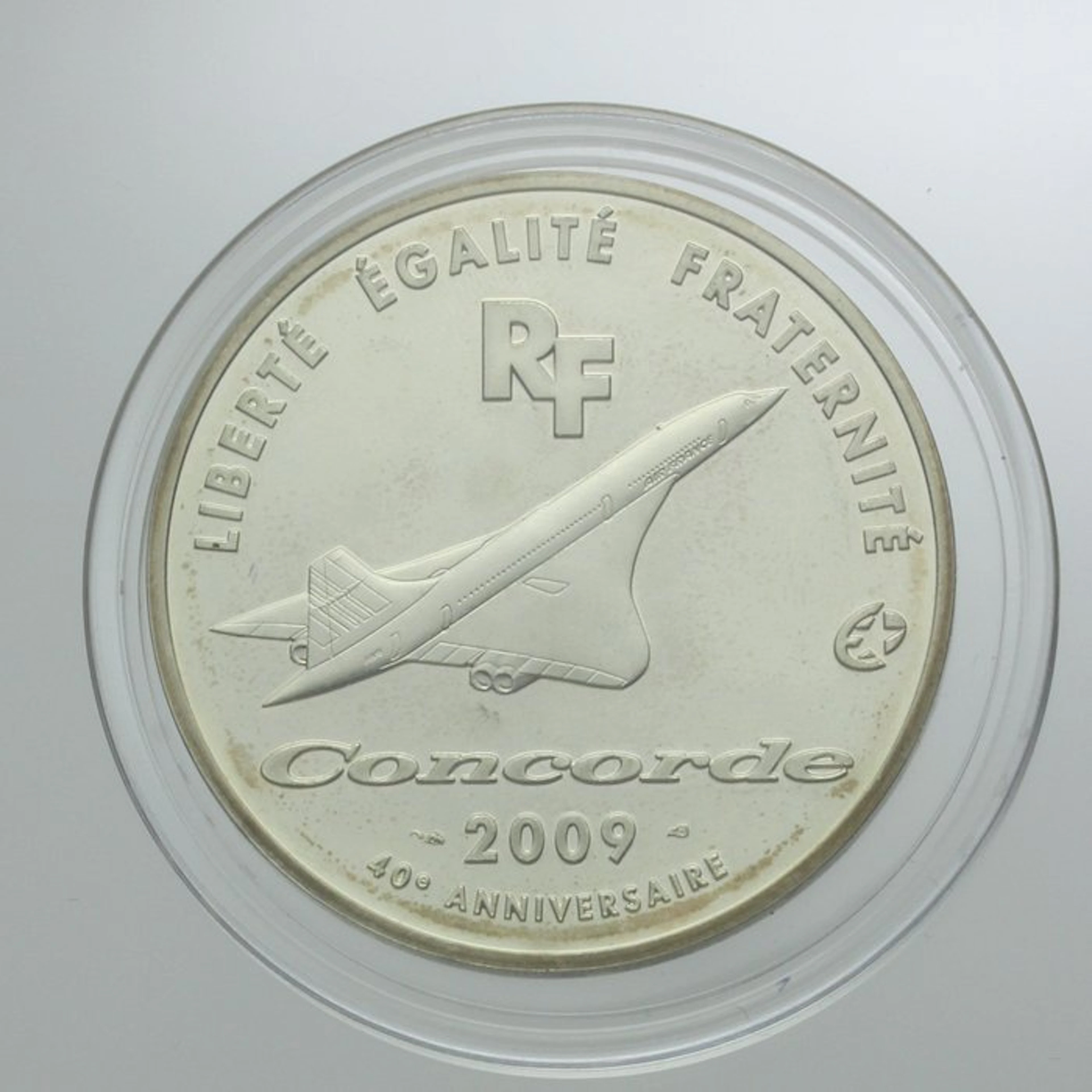 France. 10 Euro 2009 "Concorde" Proof (No reserve price)
