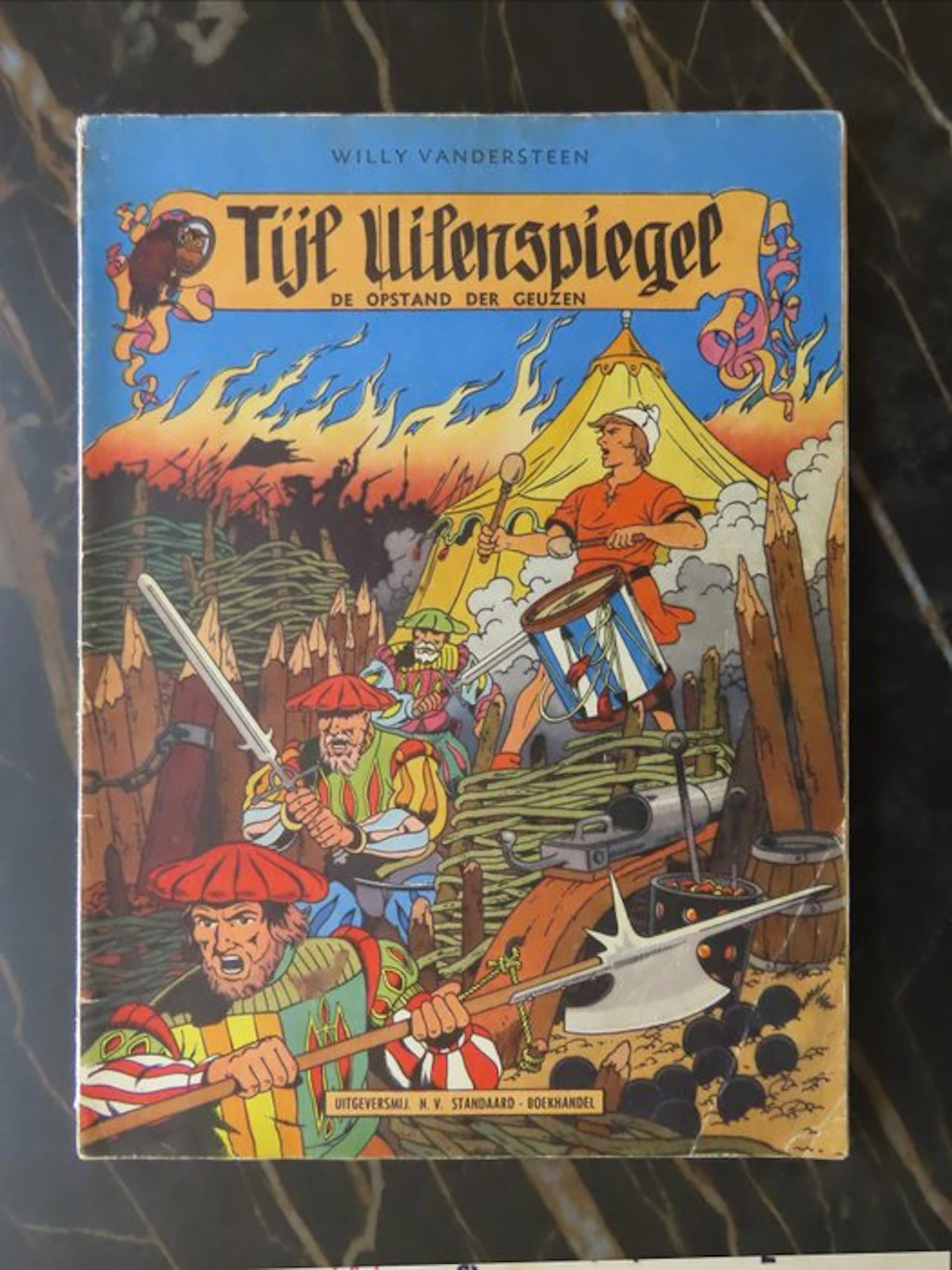 Tijl Uilenspiegel 1 - De Opstand der Geuzen - 1 Album - First edition - 1954