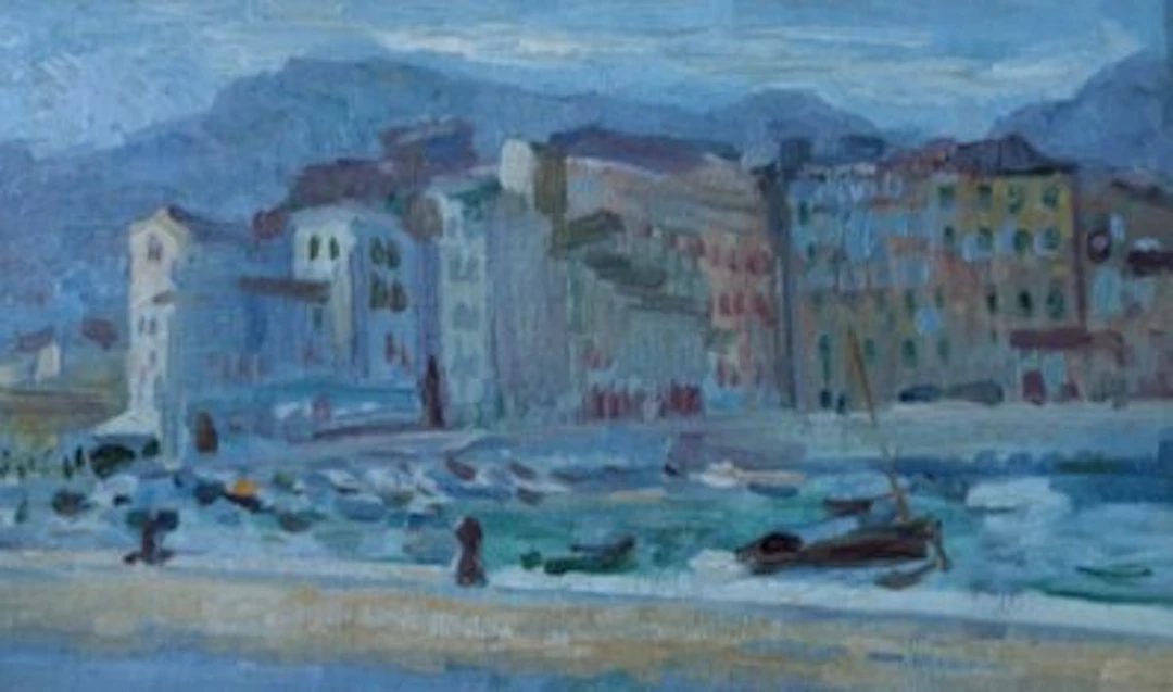 Anton Smeerdijk (1885-1965), toegeschreven aan - Mediterraanse haven