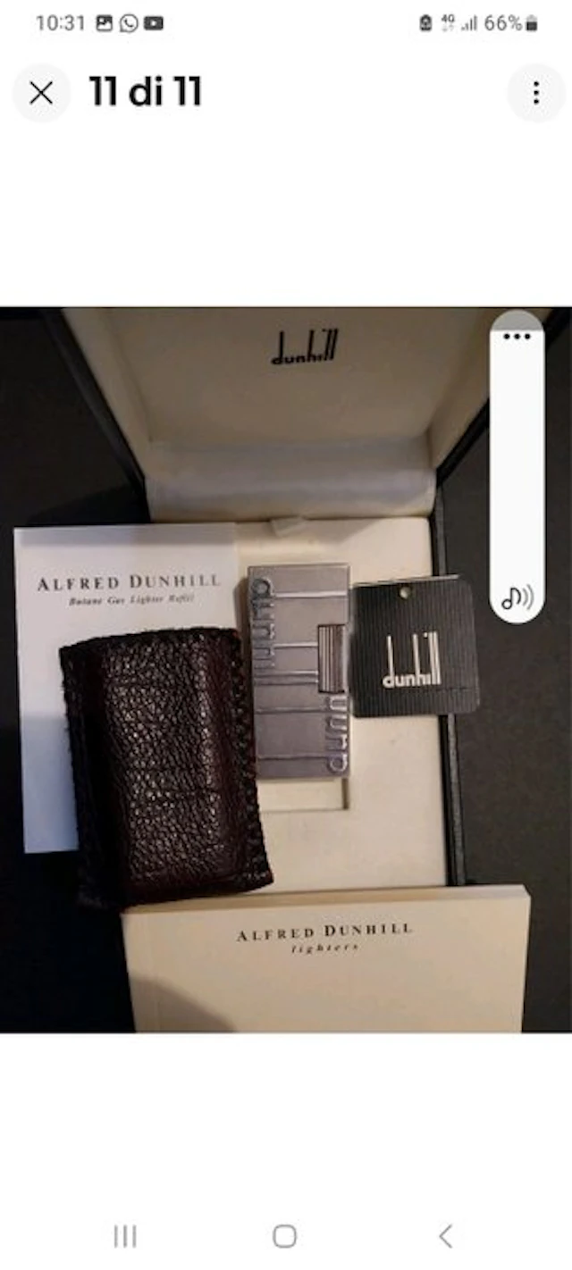 Dunhill - Rollagas - Lighter - Palladio-plated.