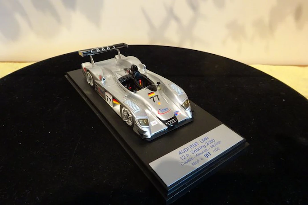 BBR 1:43 - Model car - Audi R8R LMR 12H Sebring 2000