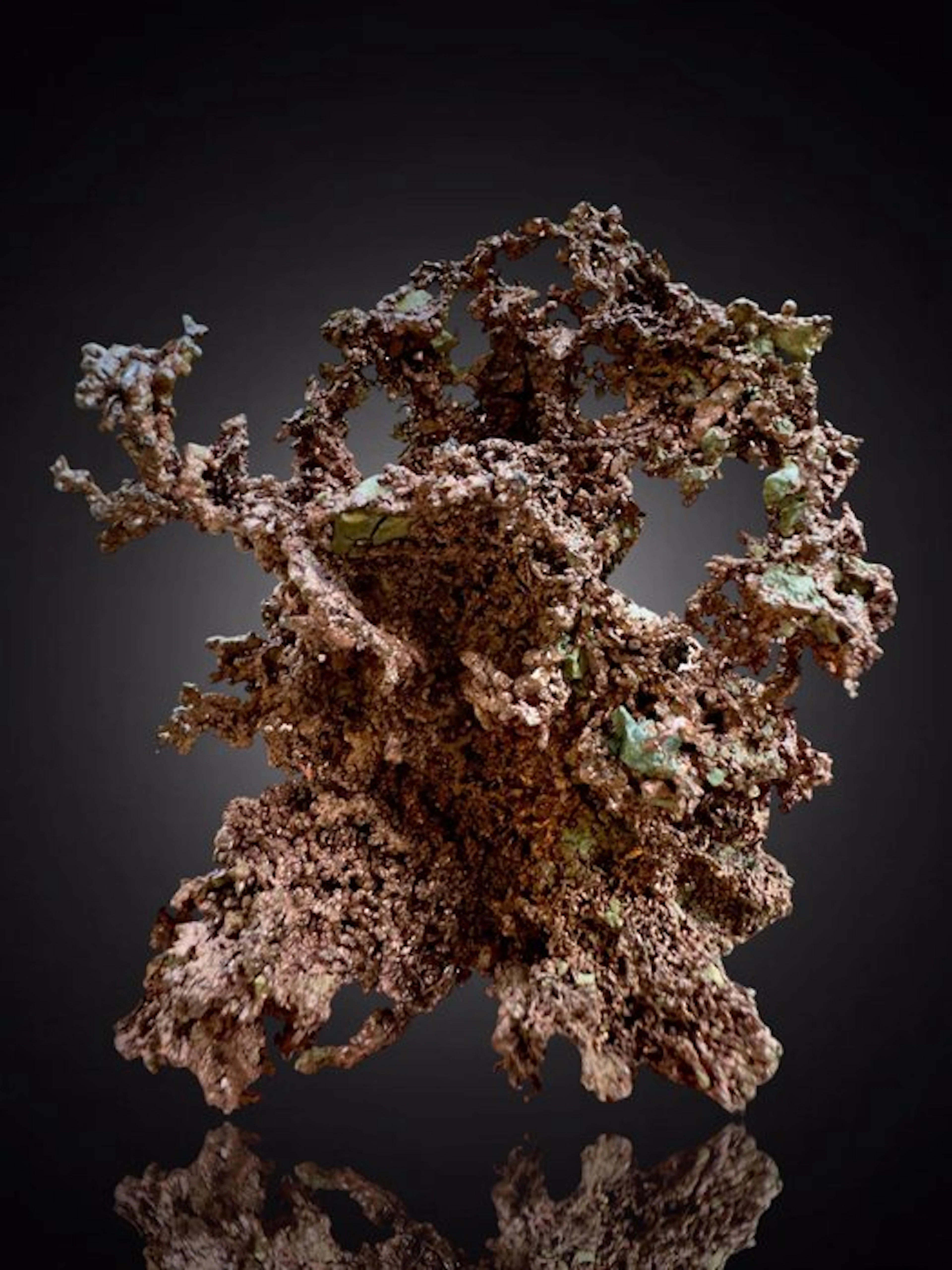 RARE! Copper perfectly crystallized from a rare locality...