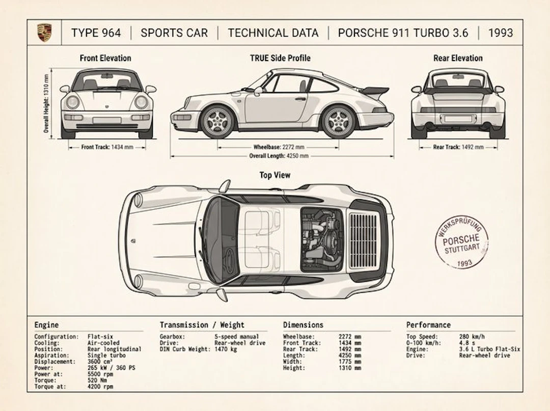 Shmidt.Art - Porsche - PORSCHE 911 TURBO 3.6 (964) - 1990s