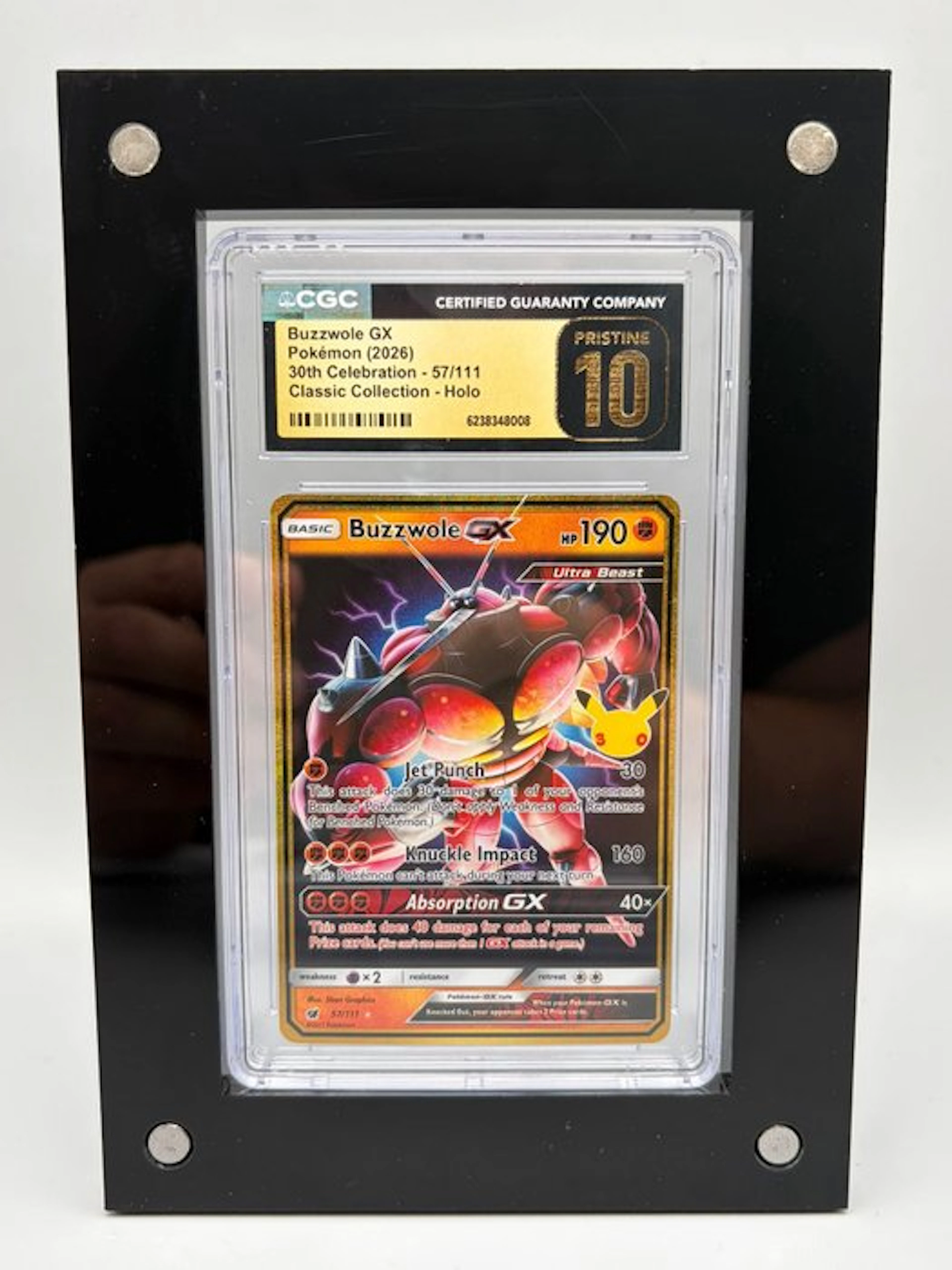Pokémon - 1 Graded card - Buzzwole GX - 30th Celebration...