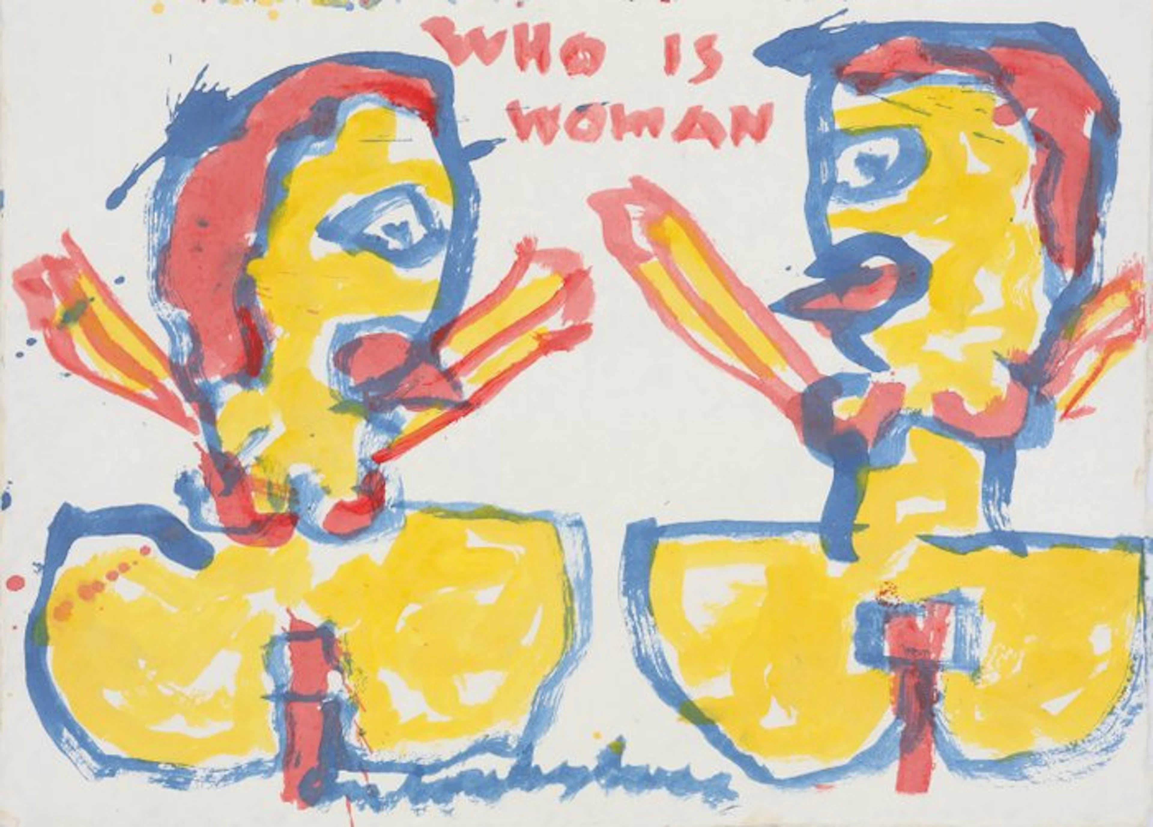 Anton Heyboer (1924-2005) - Who is woman