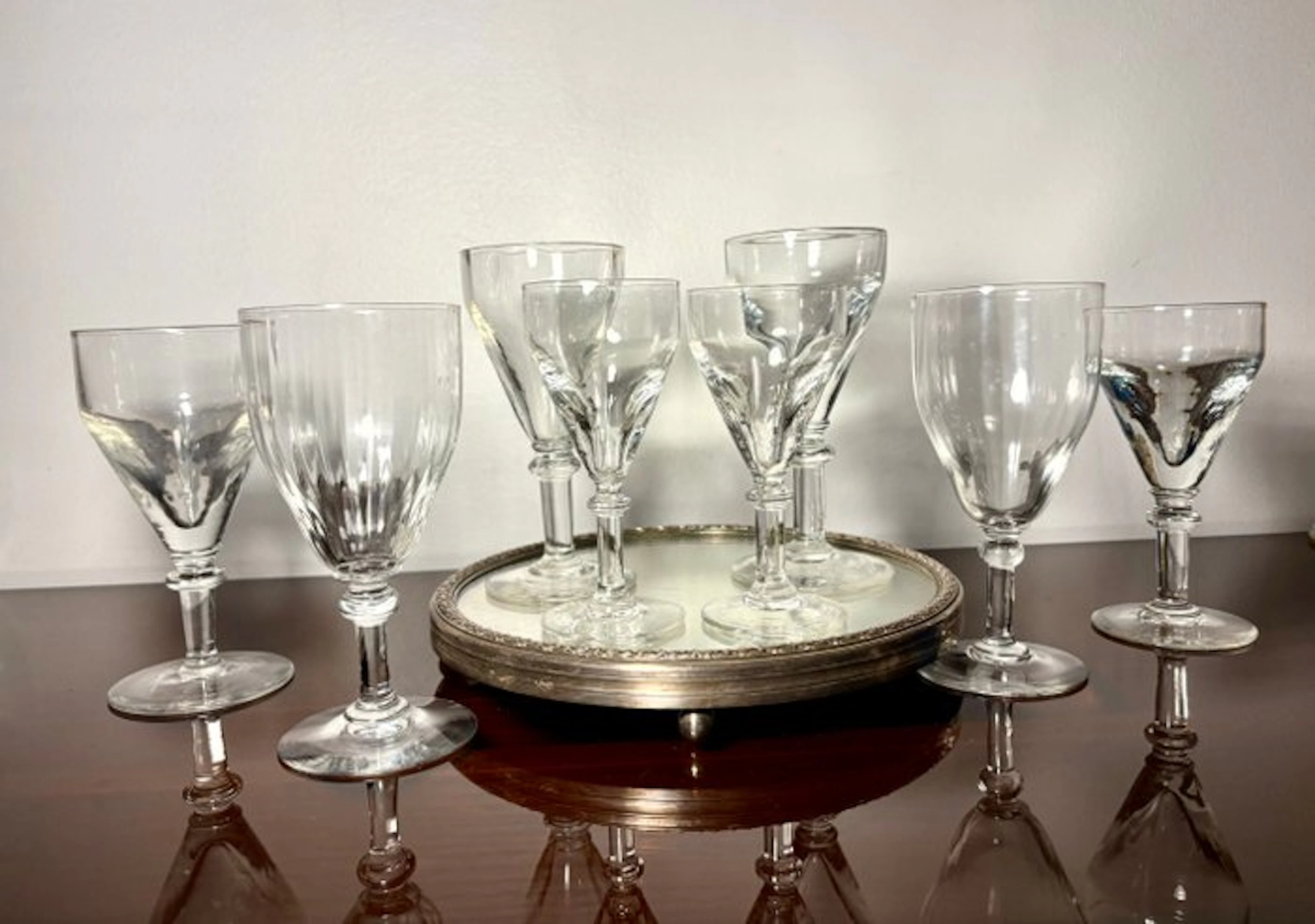 French Production - Drinking set (8) - Glass