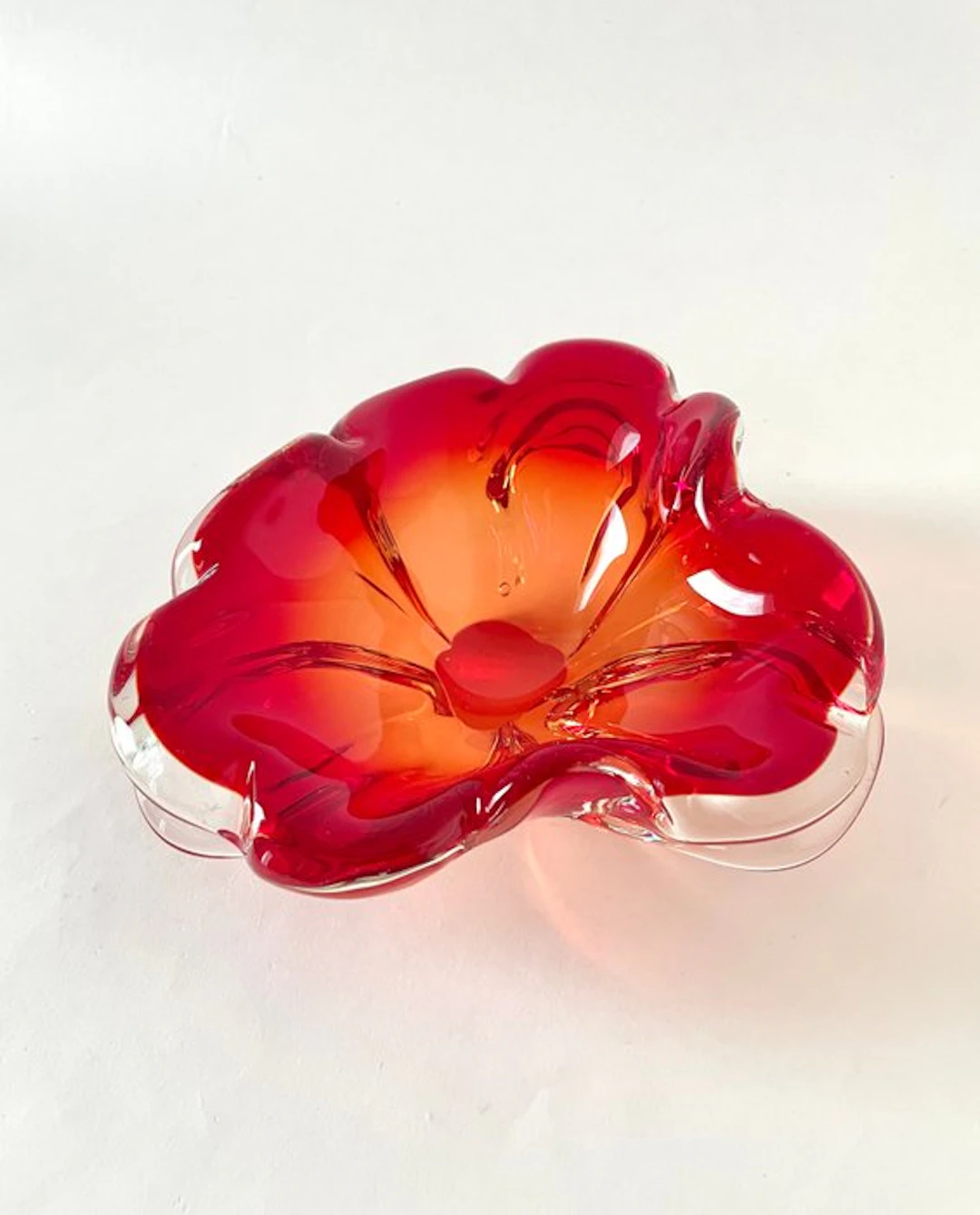 Bowl - flower Murano bowl - Murano glass