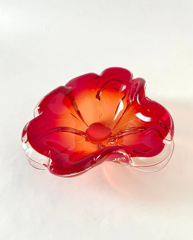Bowl - flower Murano bowl - Murano glass