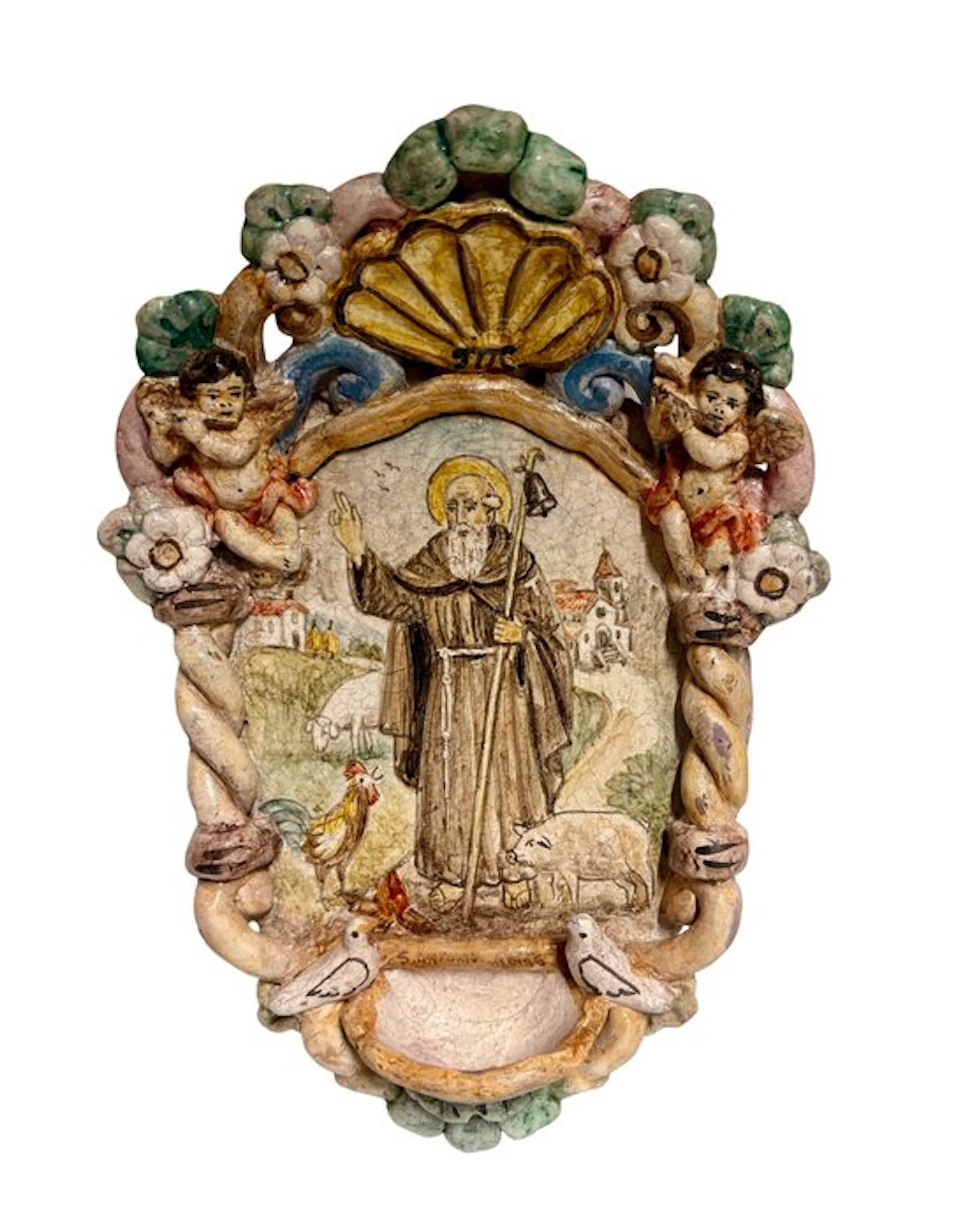Holy water font