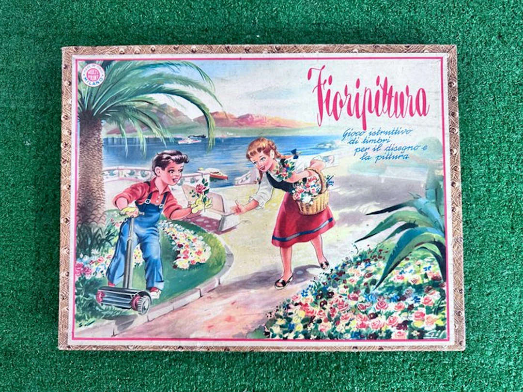 Board game - Gioco Vintage Anni '50/'60 "Fioripittura"...