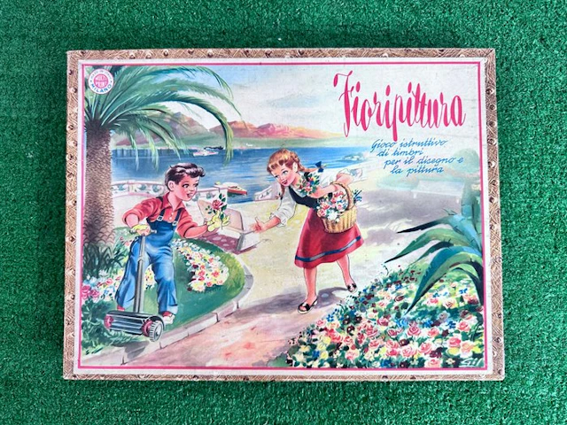 Board game - Gioco Vintage Anni '50/'60 "Fioripittura"...