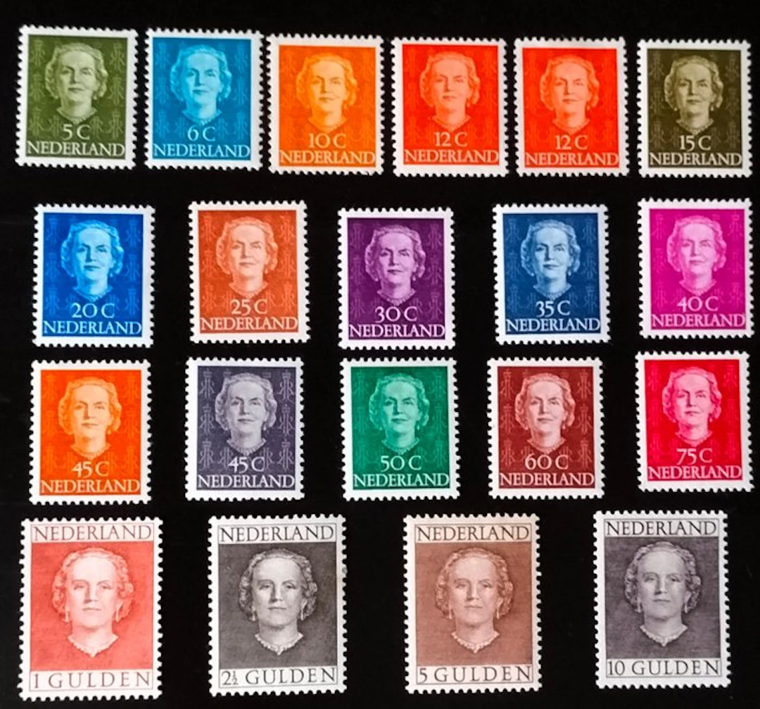 Netherlands 1949/1951 - Juliana En Face complete - Nvph 518/537