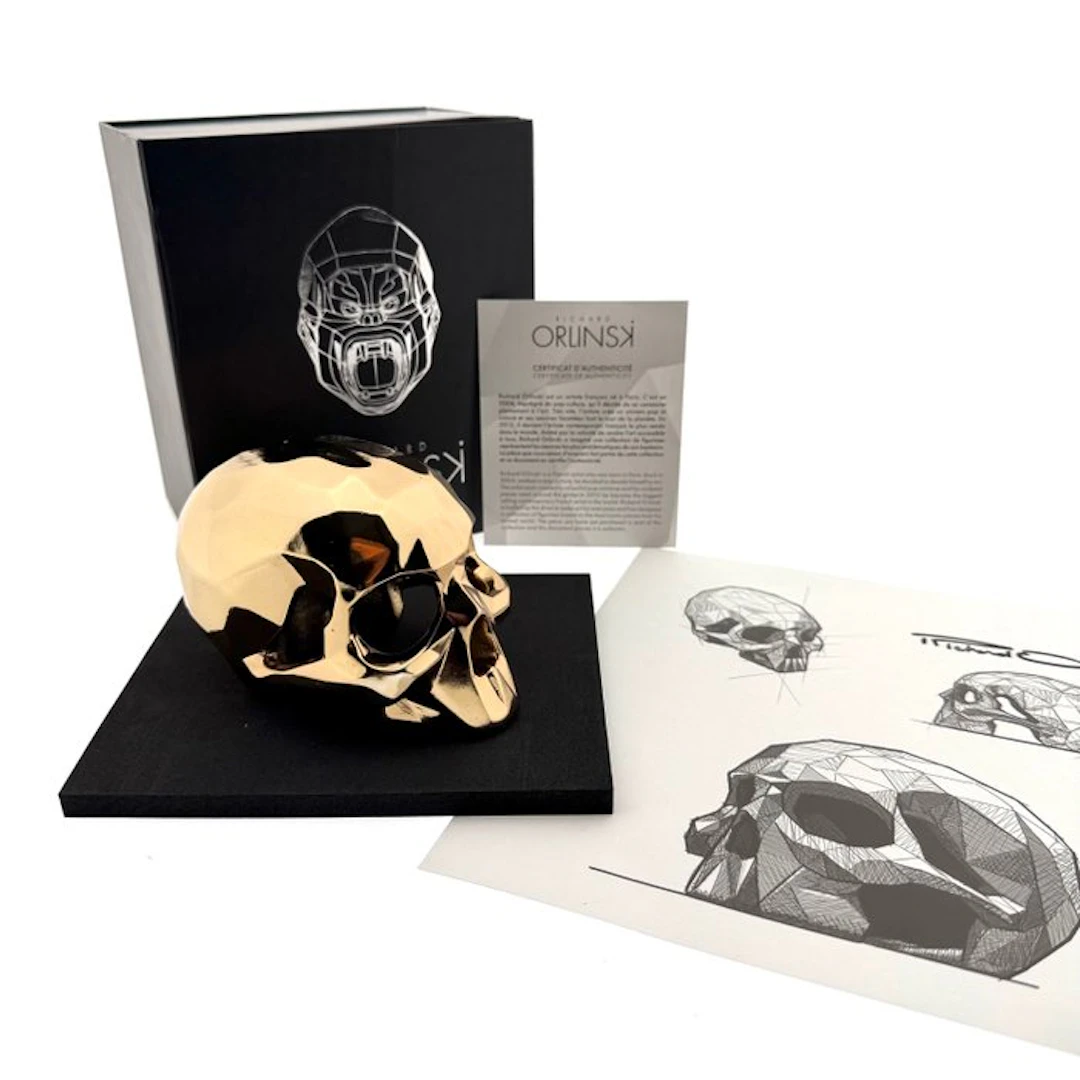 Richard Orlinski (1966) - Skull Spirit incl COA + Print