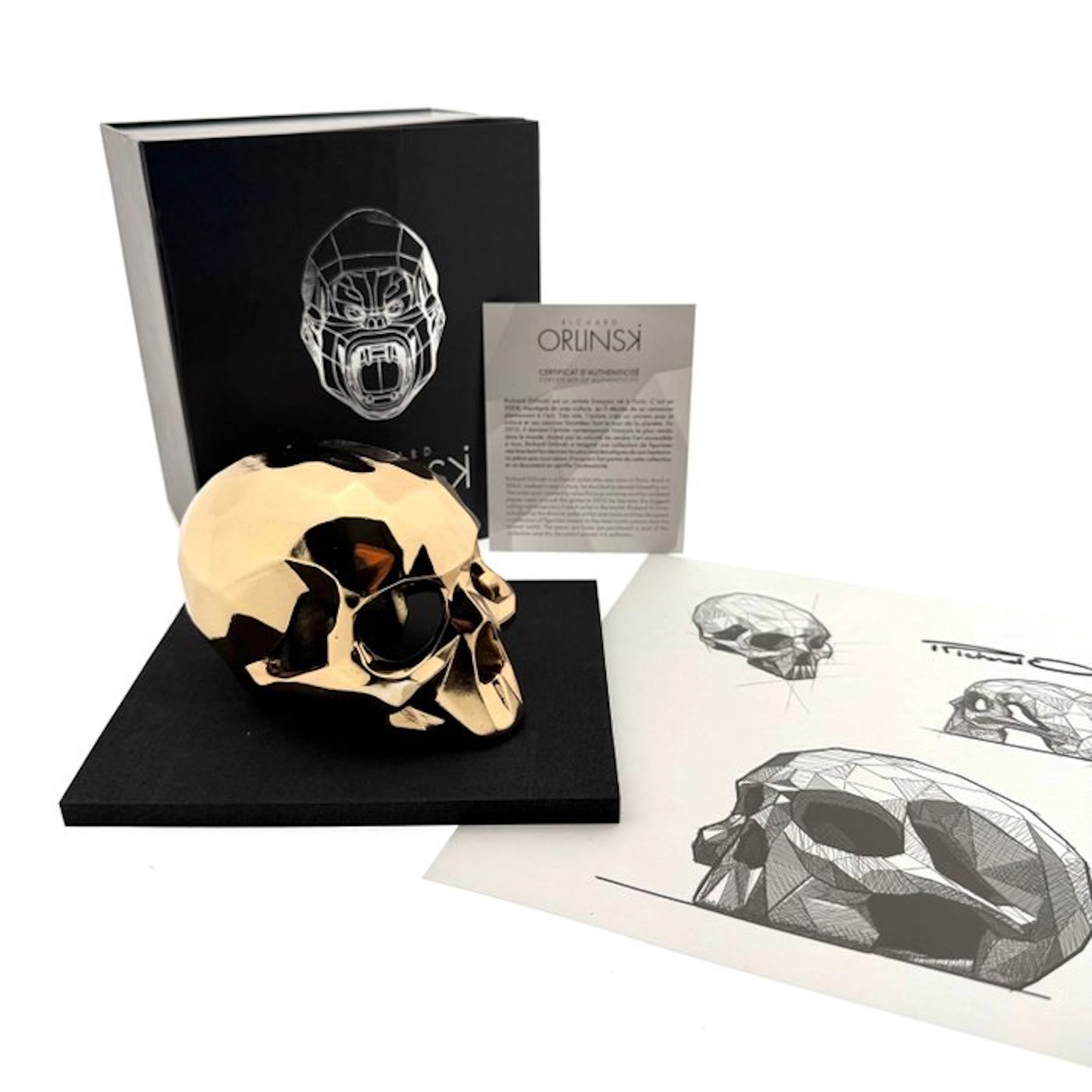 Richard Orlinski (1966) - Skull Spirit incl COA + Print