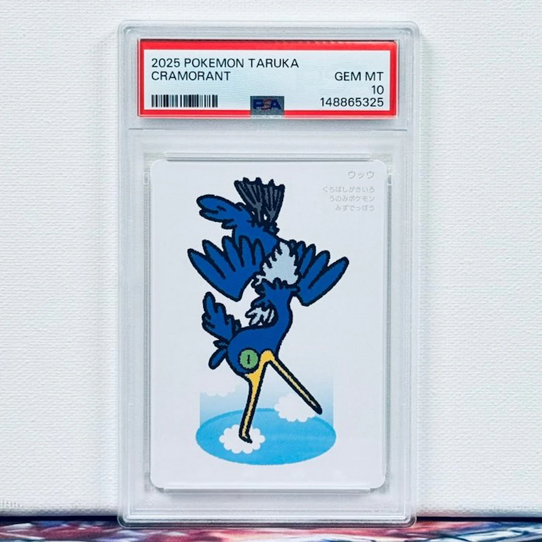 Pokémon Graded card - CRAMORANT 2025 POKEMON TARUKA - Pokémon - PSA 10