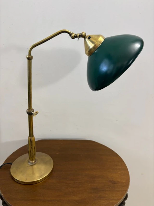 Banker table lamp - Form 221 Ministry - Steel - Ministerial Lamp