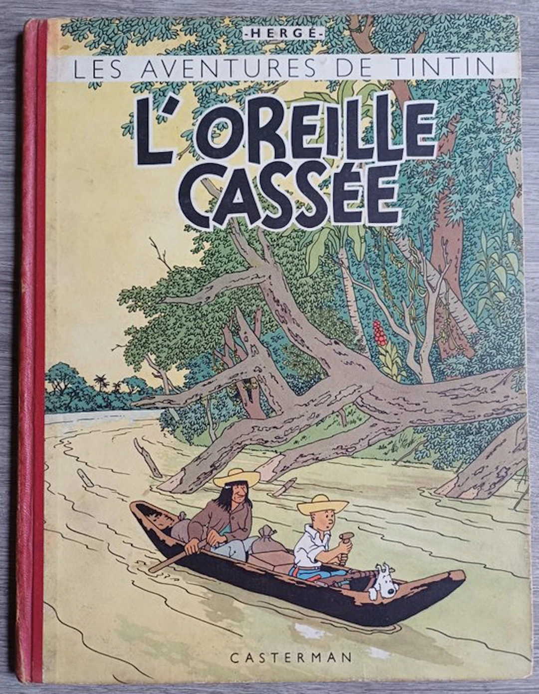 Tintin T6 - L'oreille cassée (B2) - C - 1 Album - Reprint - 1948