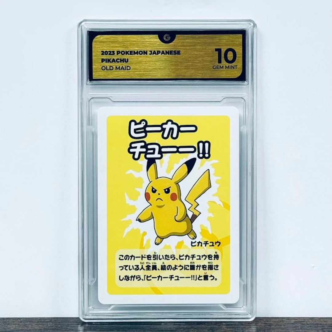 Pokémon Graded card - Pikachu Old Maid – Pokémon - GG 10