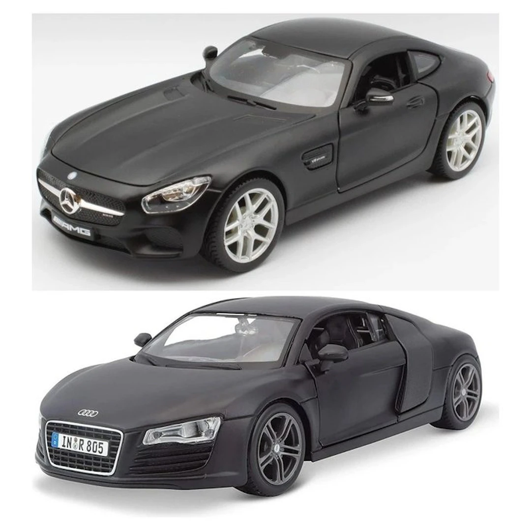Maisto 1:24 - Model car (2) - Audi R8 + Mercedes-AMG GT