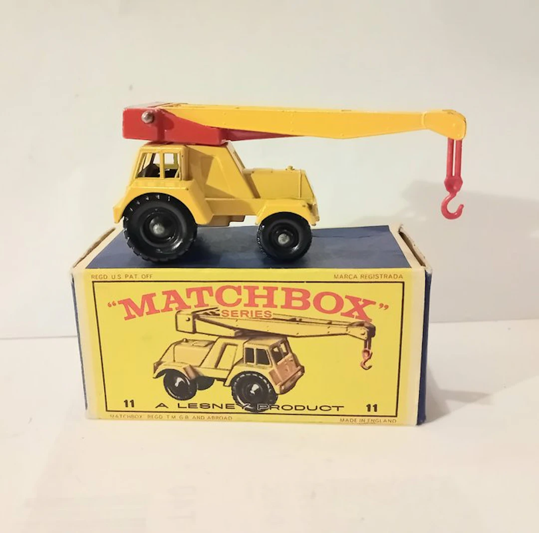 Matchbox 1:76 - Model earthworks machinery - Jumbo Crane (11)
