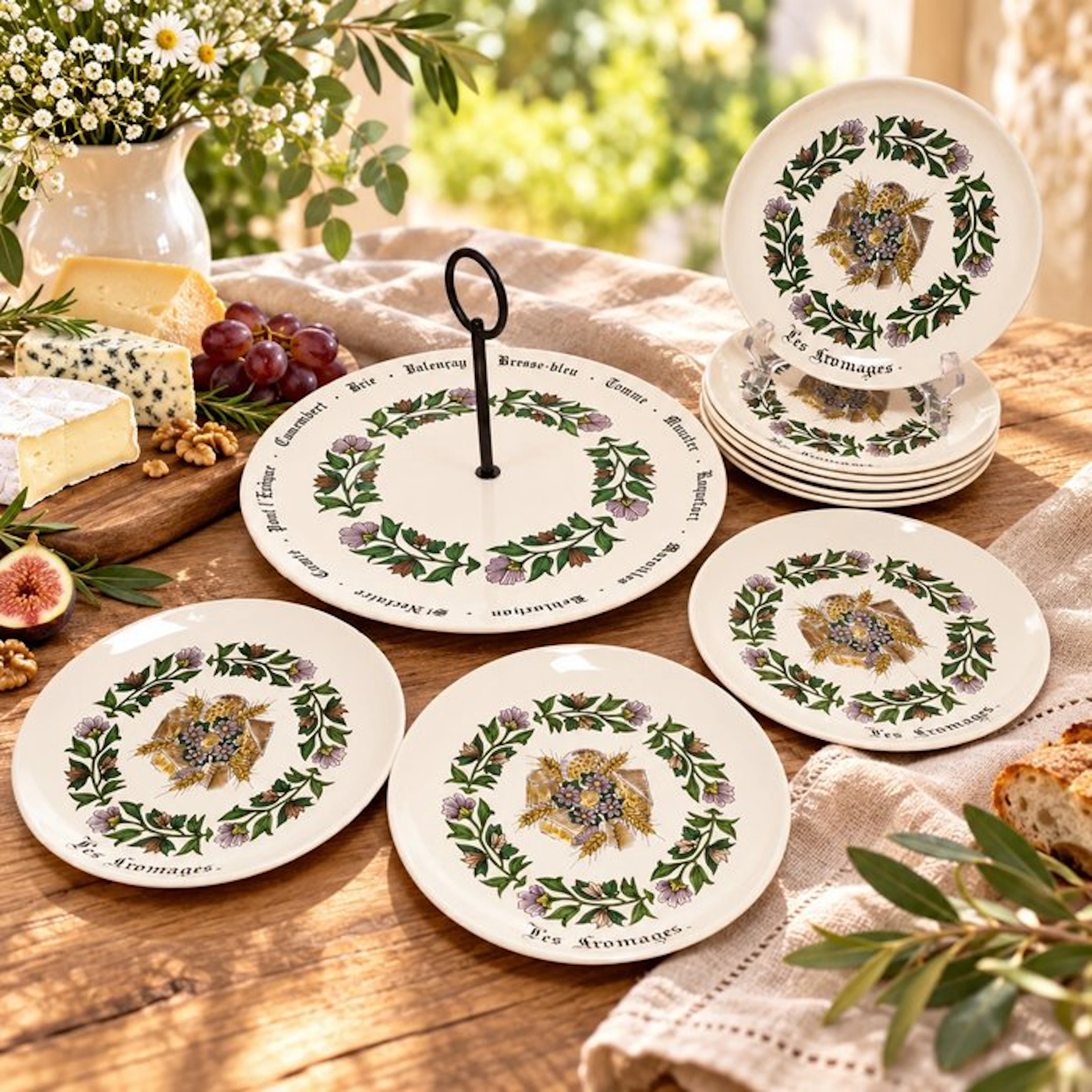Manufacture de Gien - Table service (10) - Vintage model...