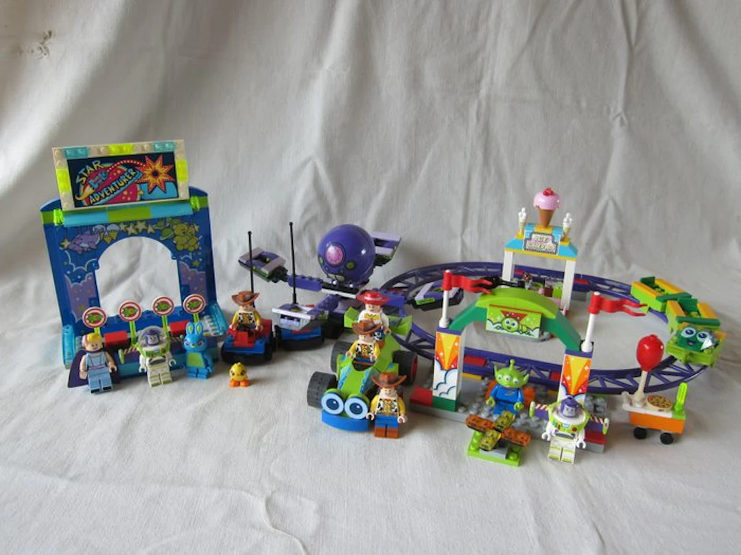 LEGO Set - Toy Story - toy story lego lot 10771 Carnival Thrill Coaster