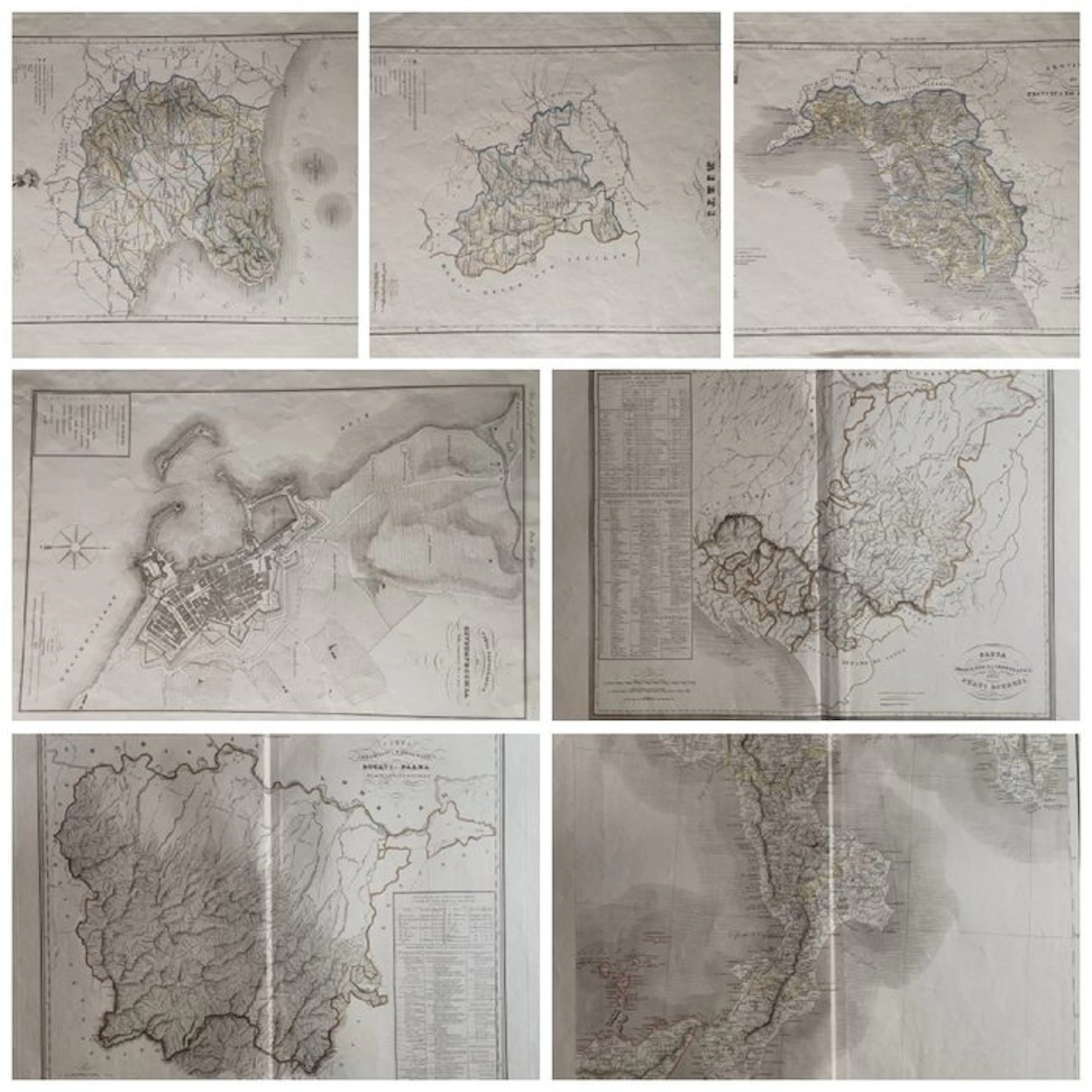 Italy - Italy; Attilio Zuccagni-Orlandini - 7 Mappe e...