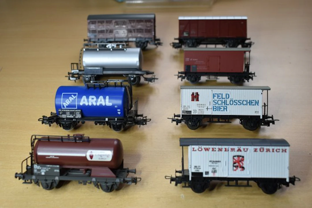 Märklin, Liliput H0 - diverse - Model train freight wagon...