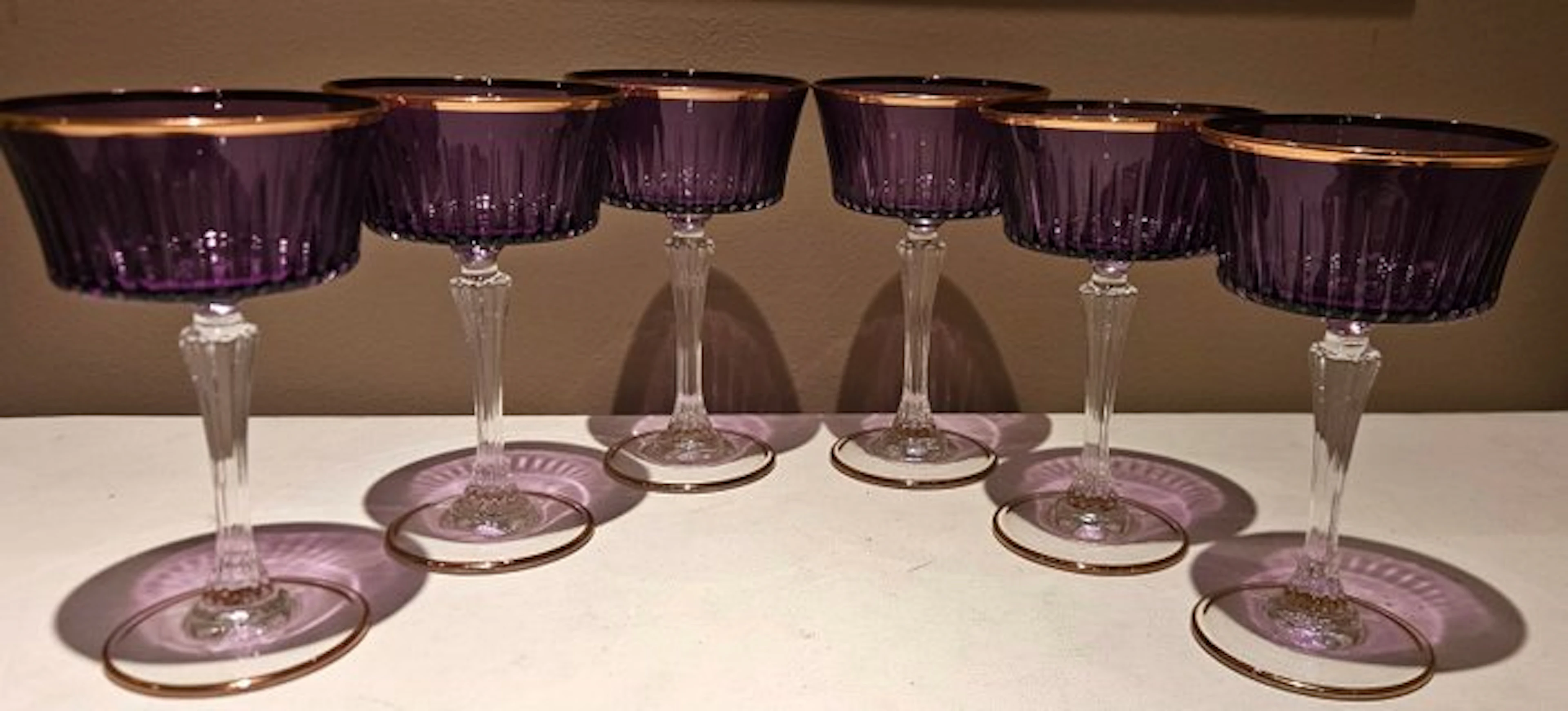 ISMIE LUX - Drinking service (6) - luxury purple...