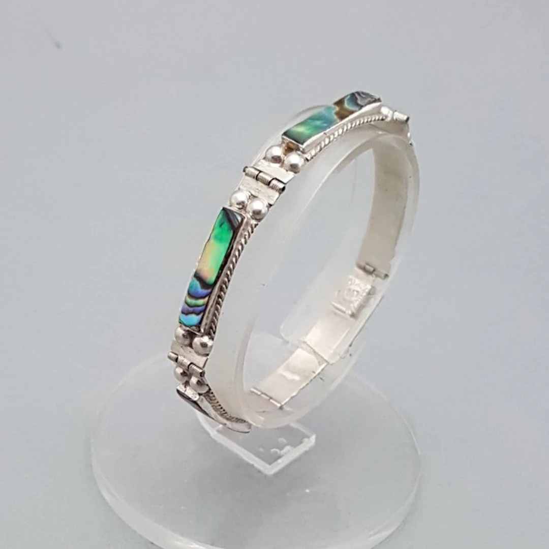 Silver, Art Deco, Abelone - Bracelet