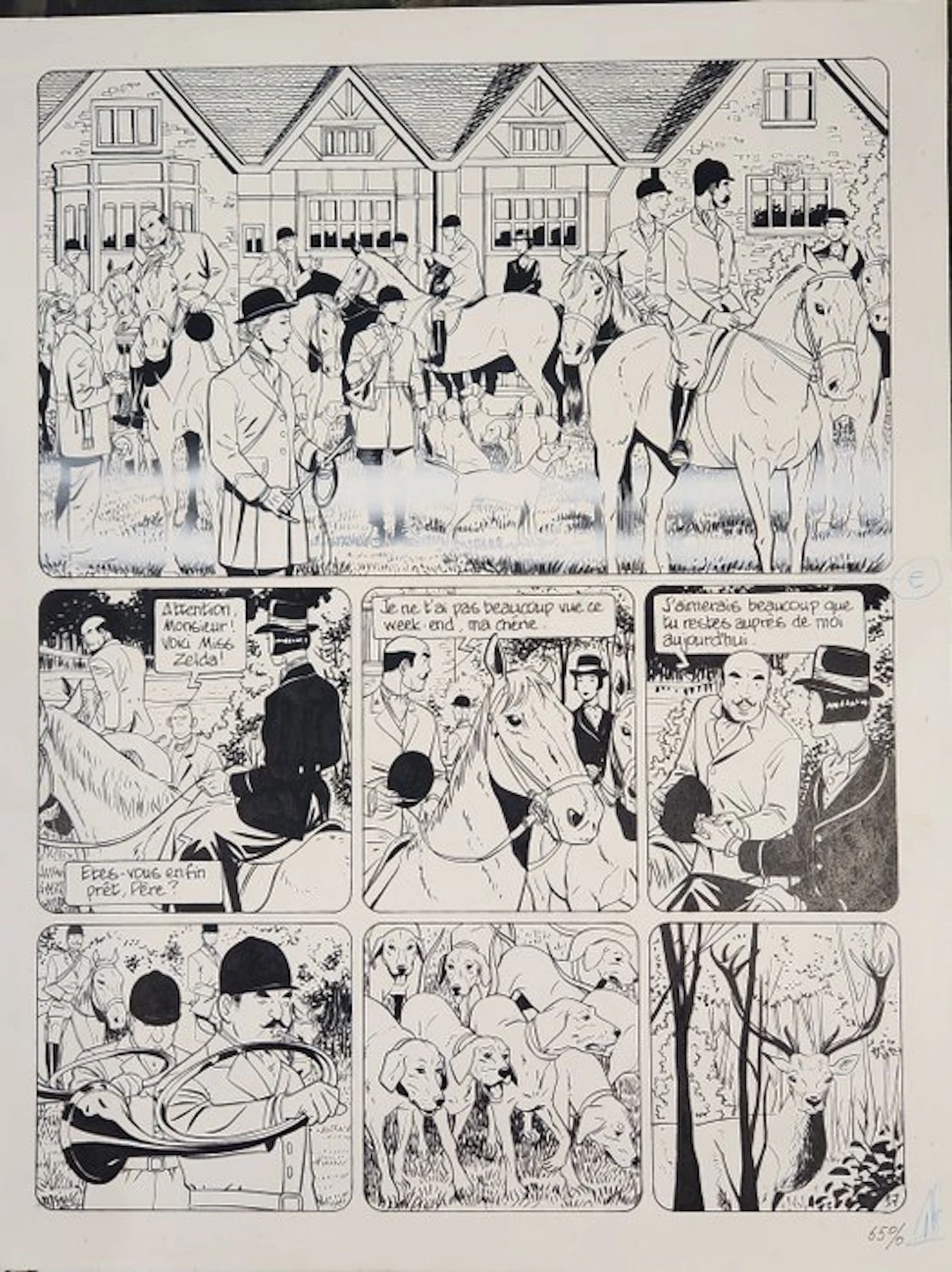 Berthet, Philippe - 1 Original page - Le privé d’Hollywood