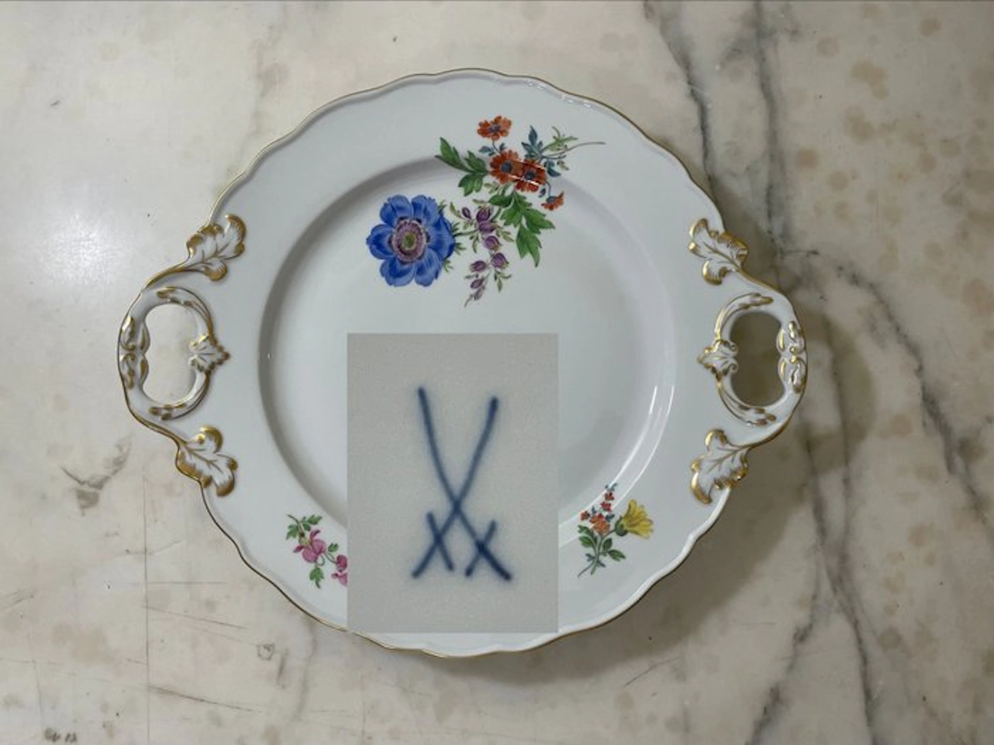 Meissen - Piatto per dolci - Dish - Porcelain