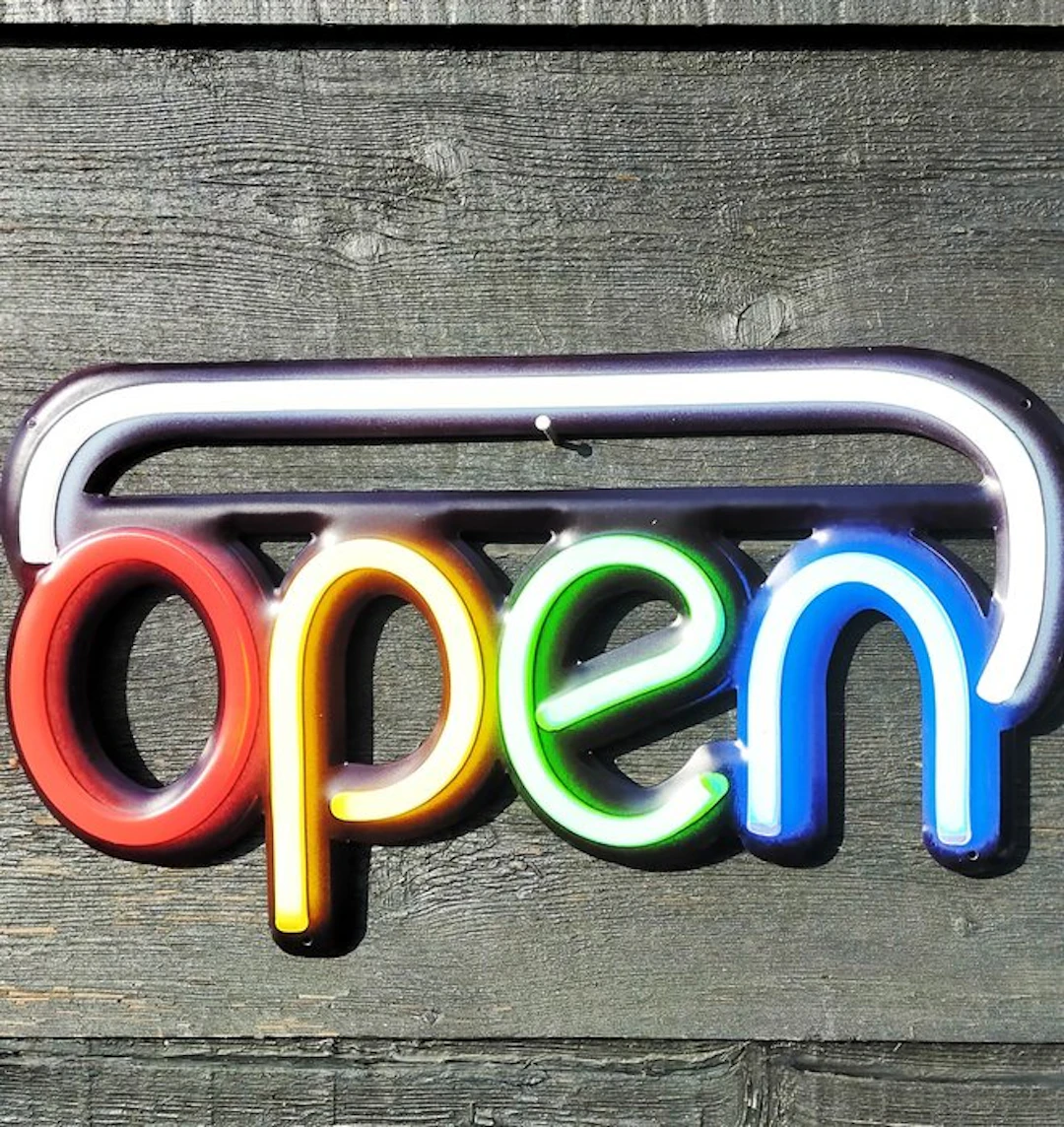 Wall decoration - open neon - Europe