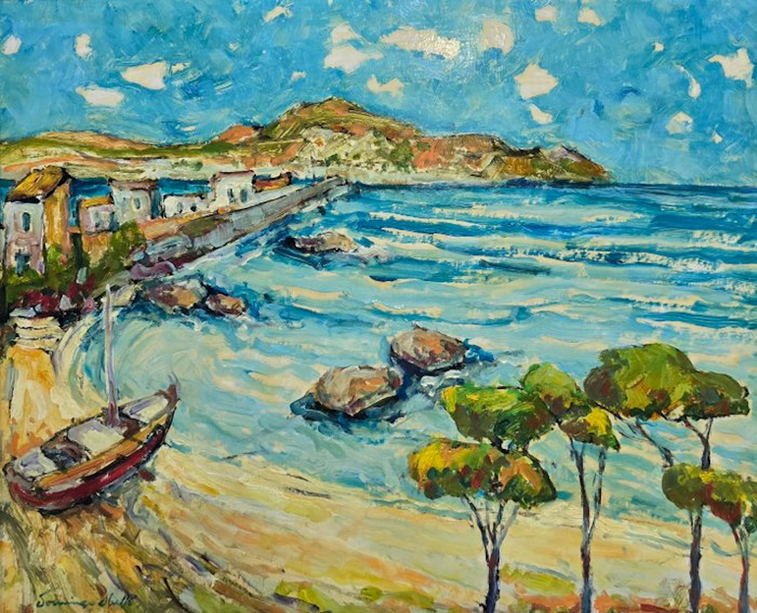 Lluís Domingo Abelló (1917-1993) - Verano en la costa